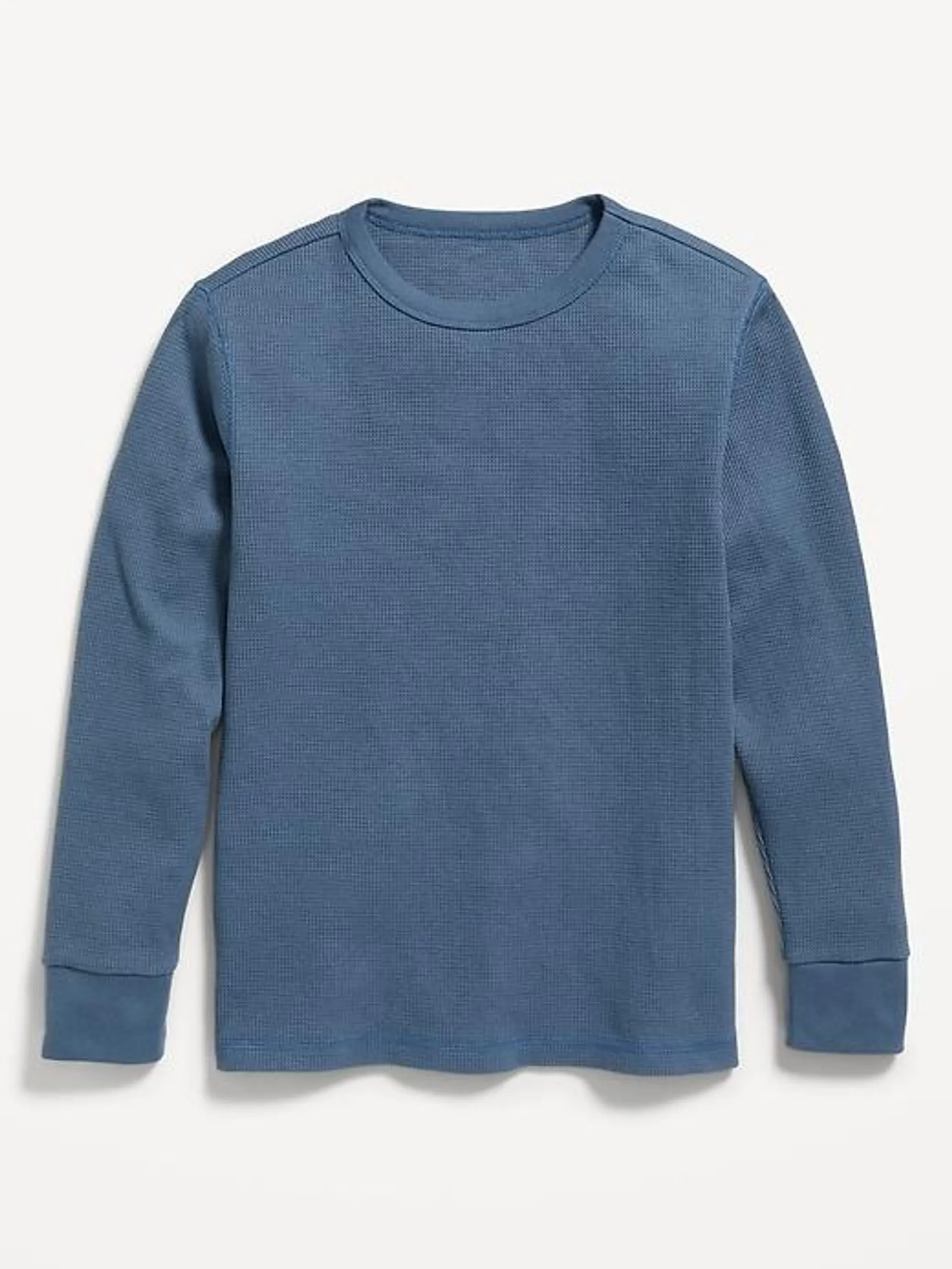 Long-Sleeve Thermal-Knit T-Shirt for Boys