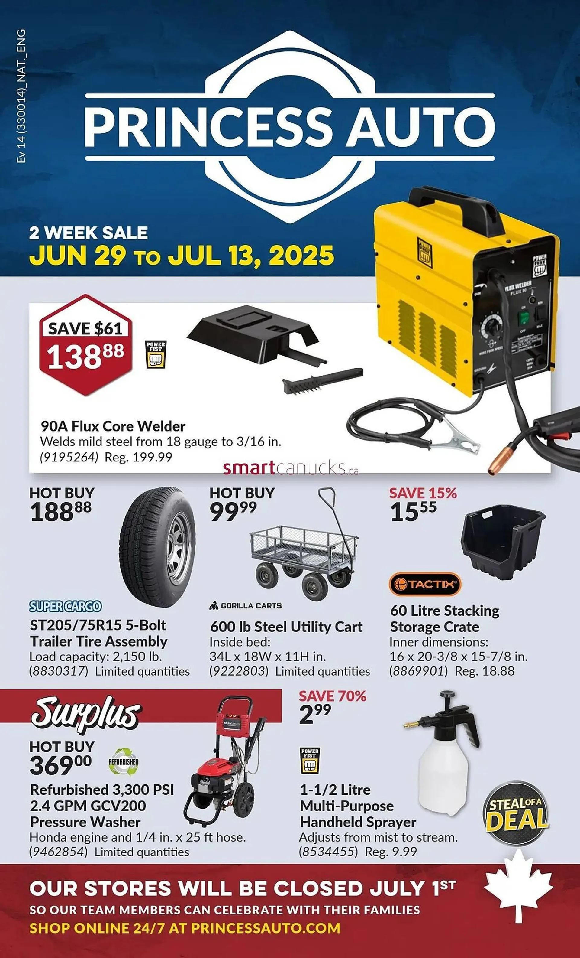 Princess Auto flyer - 1