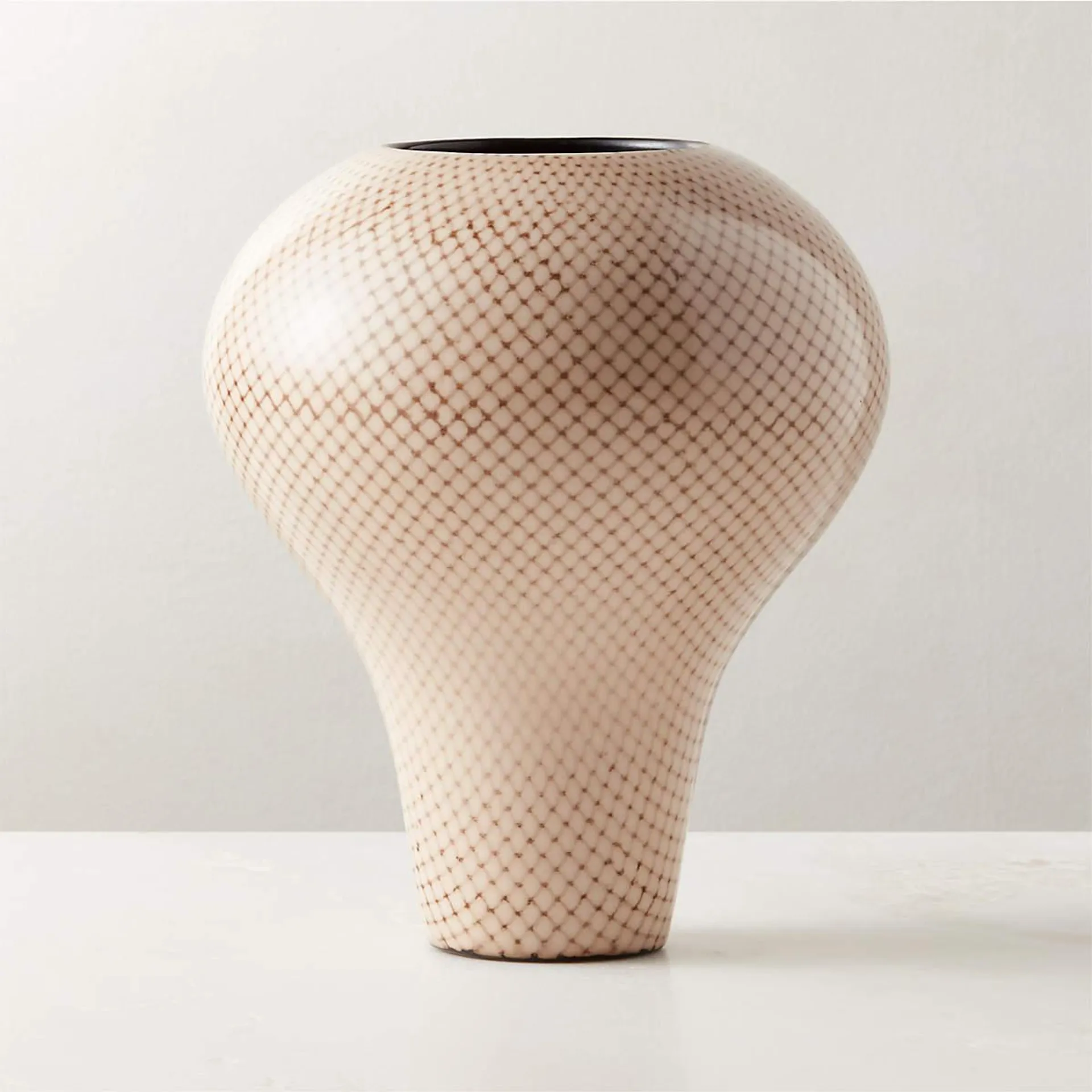 Fatalla White Terracotta Vase