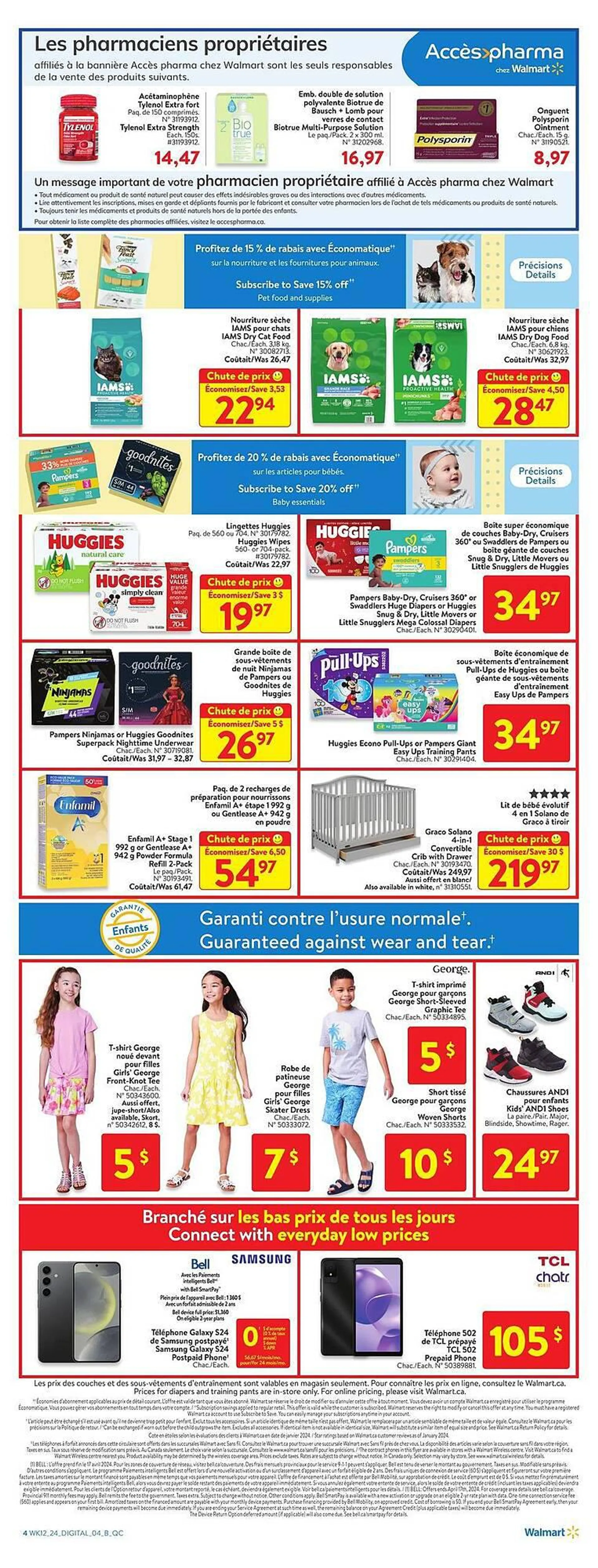 Walmart flyer from April 10 to April 23 2024 - flyer page 8