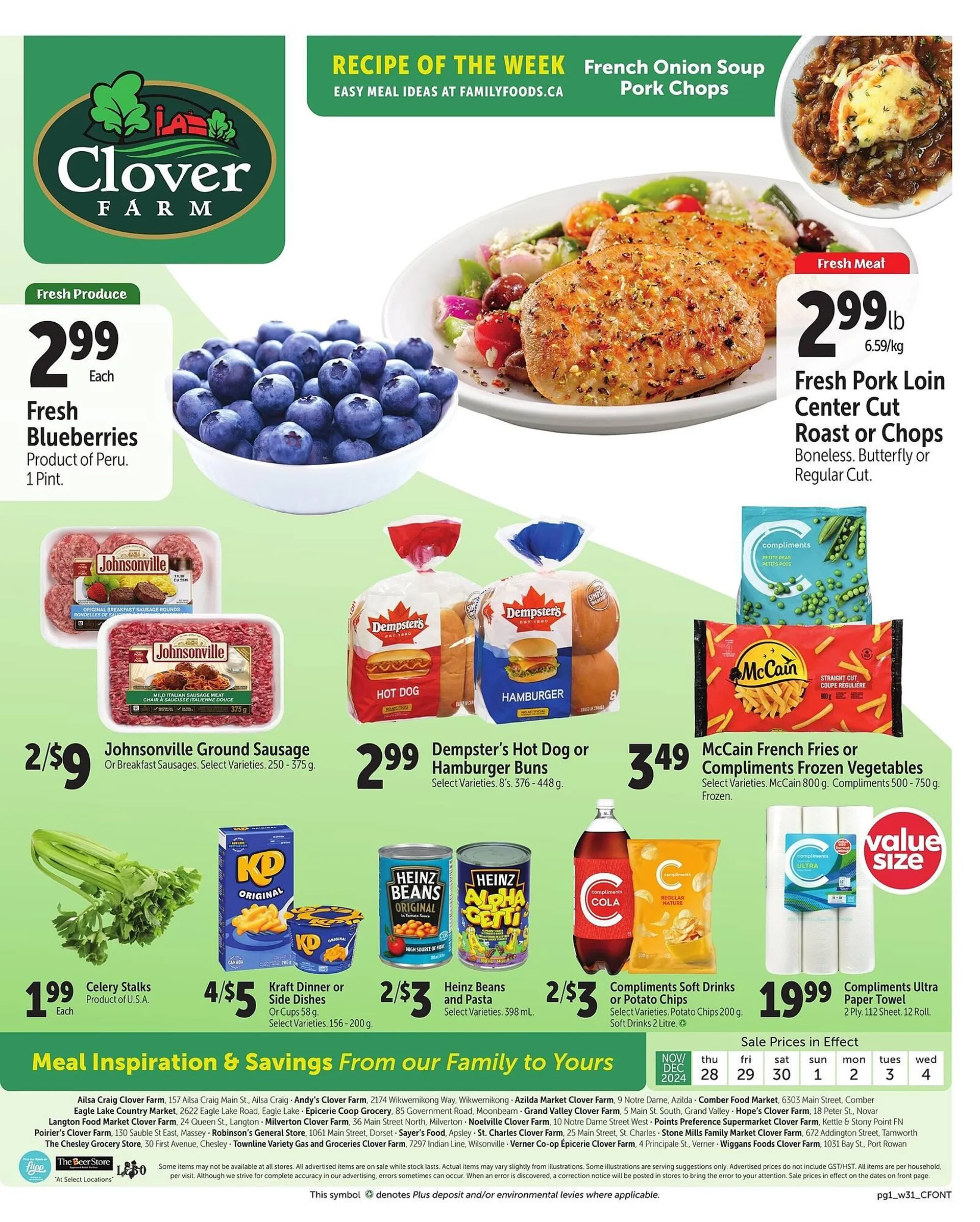 Clover Farm flyer - 1