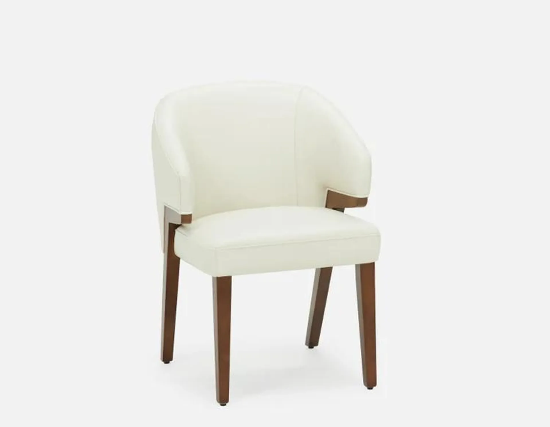 AKSEL leather dining chair