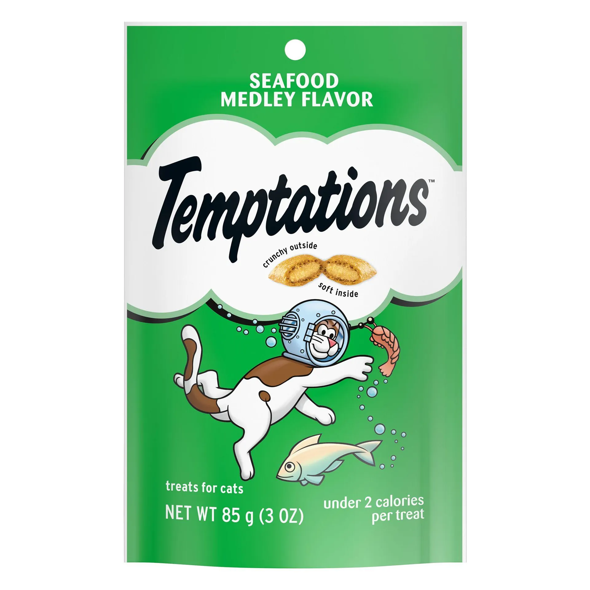 Temptations™ Adult Cat Treats - Seafood Medley Flavour