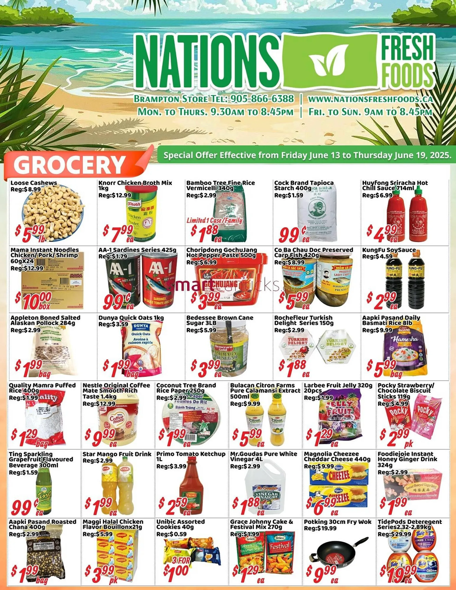 Nations Fresh Foods flyer from June 13 to June 19 2025 - flyer page 1