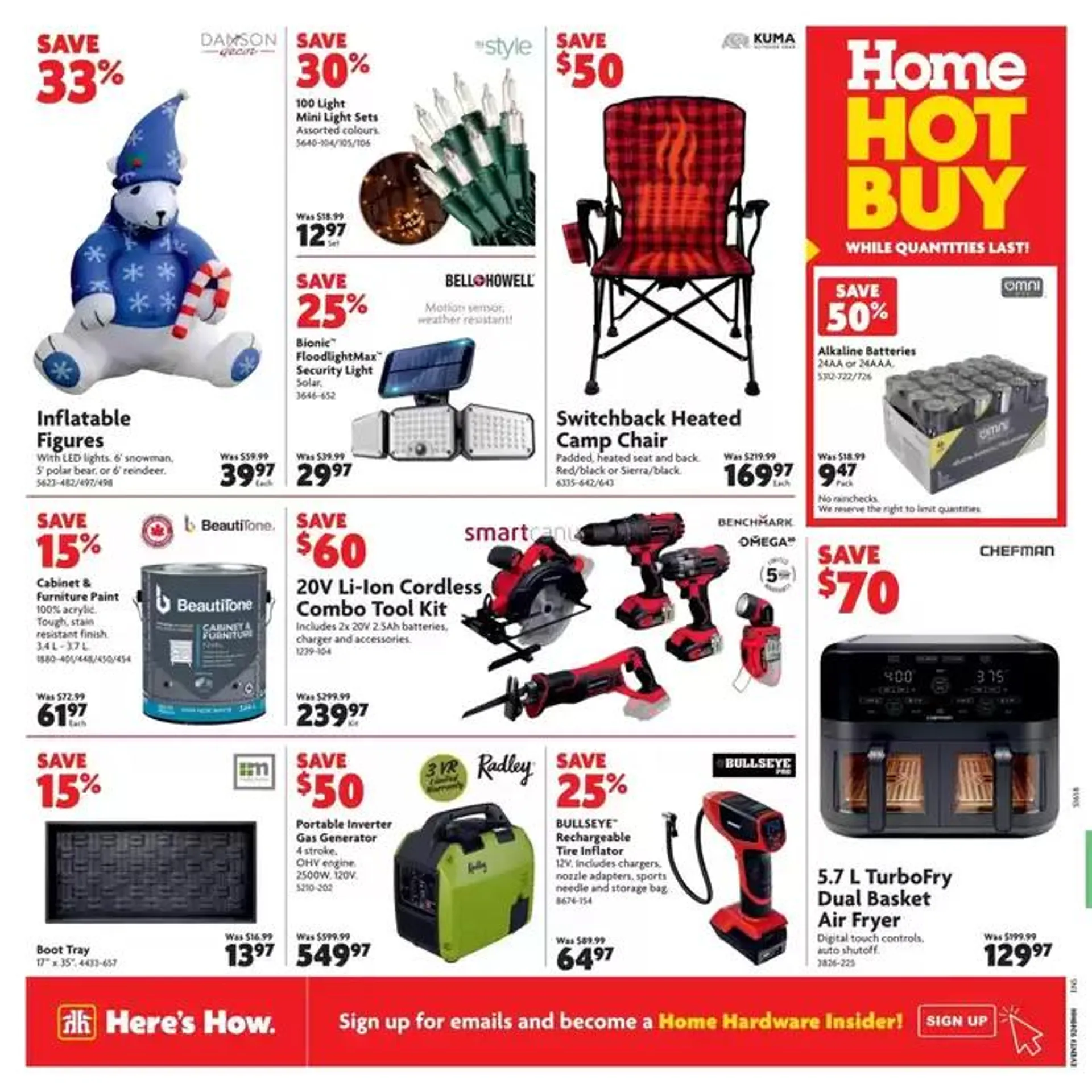 Home Hardware weekly flyer from December 5 to December 18 2024 - flyer page 5