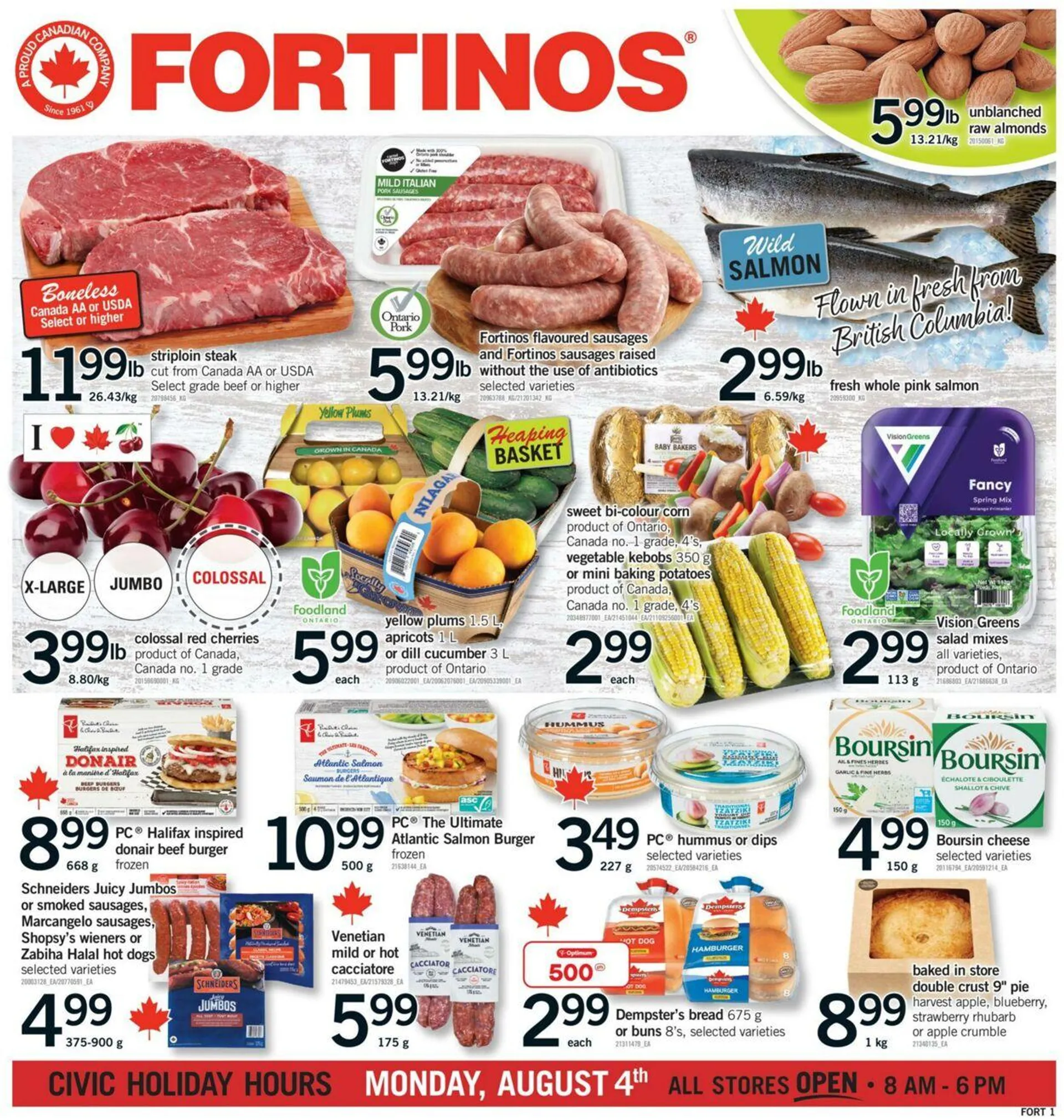 Fortinos Current flyer from July 31 to August 6 2025 - flyer page 1