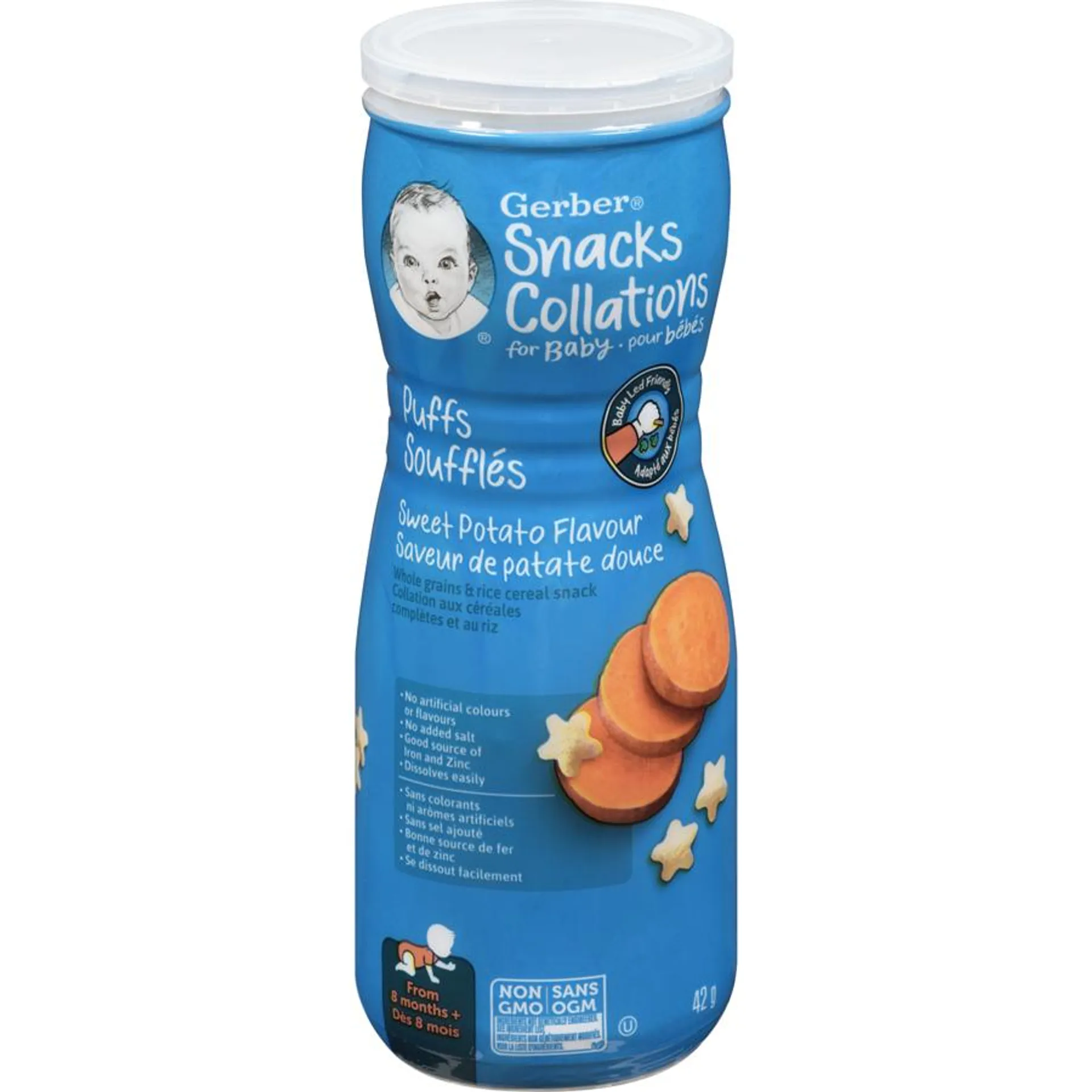 Gerber PUFFS, Sweet Potato, Baby Snacks