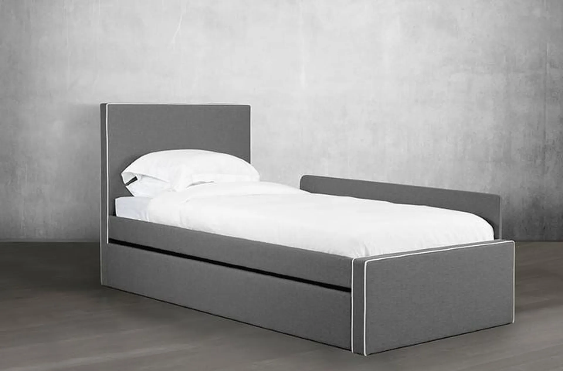 Mason Upholstered Trundle Bed