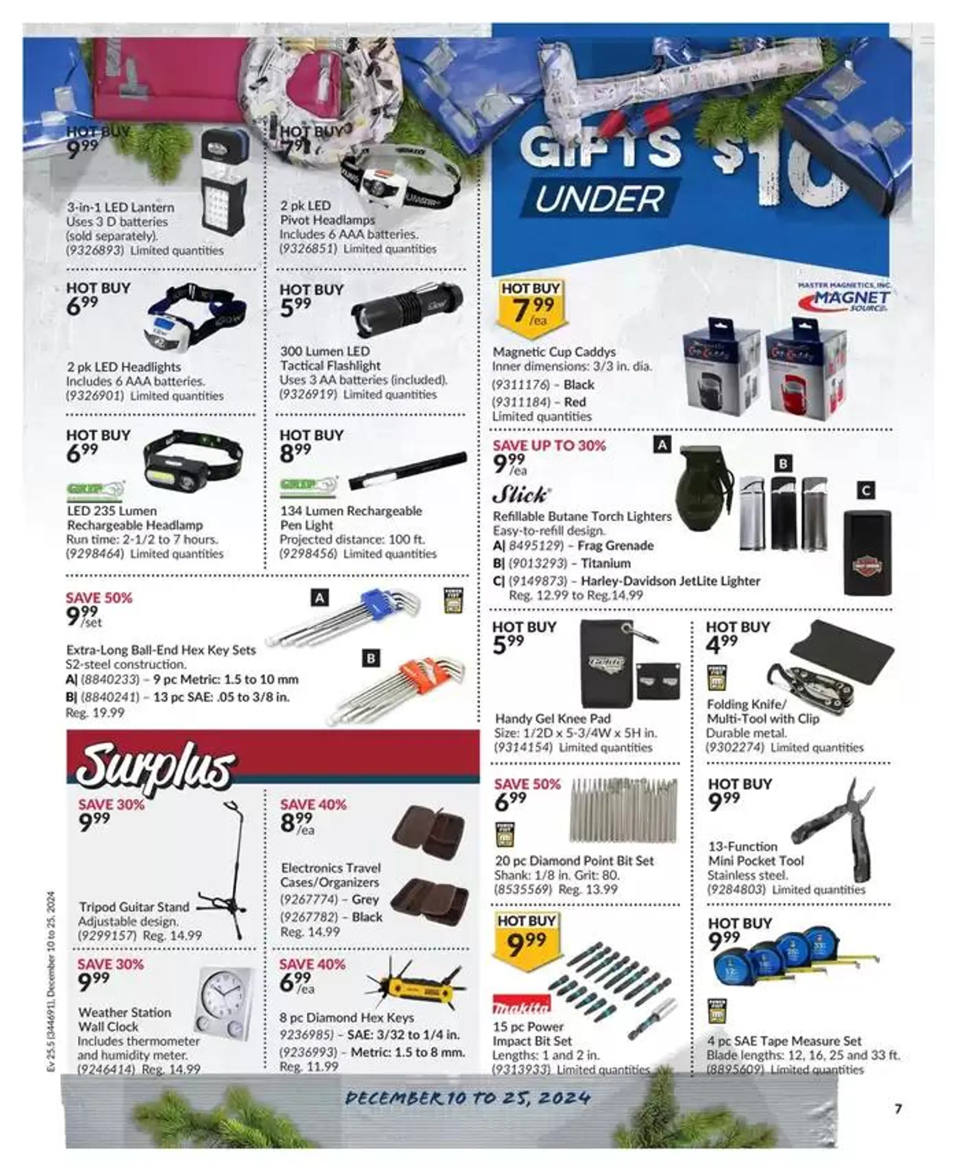 Top deals and discounts from December 10 to December 25 2024 - flyer page 7