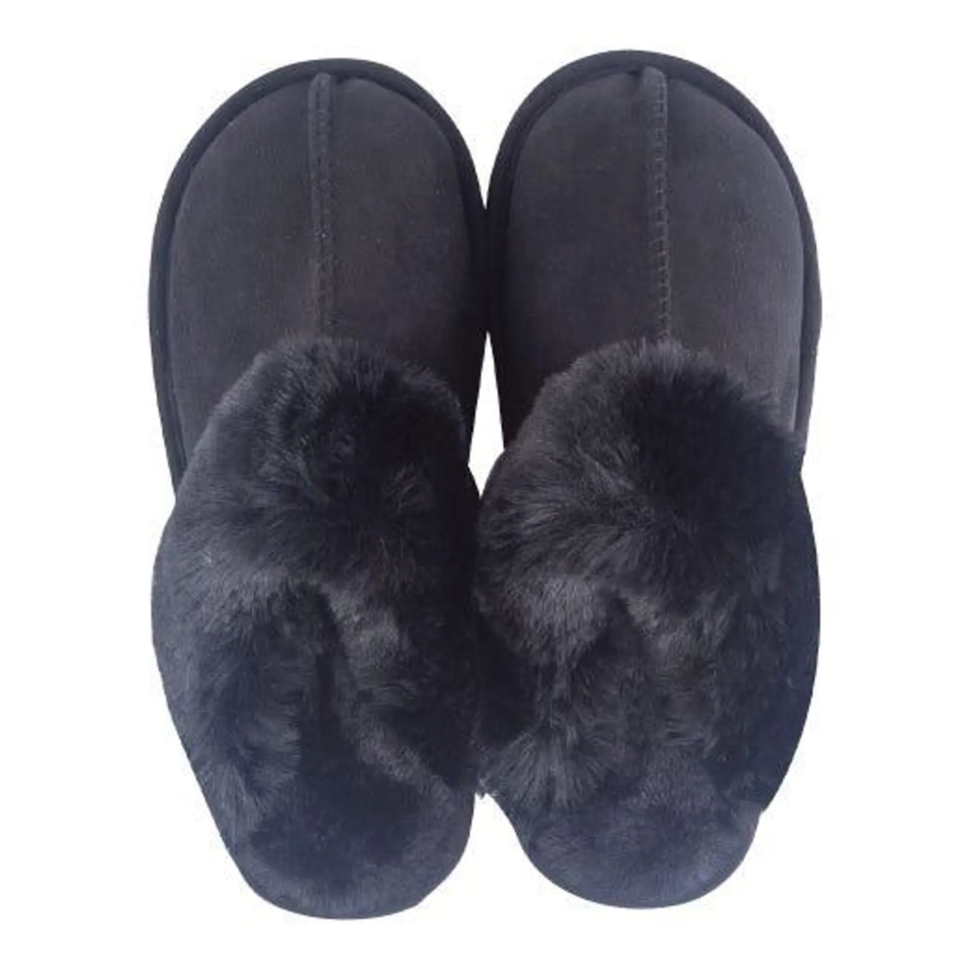 Faux Fur Slipper (Size: 40/41)