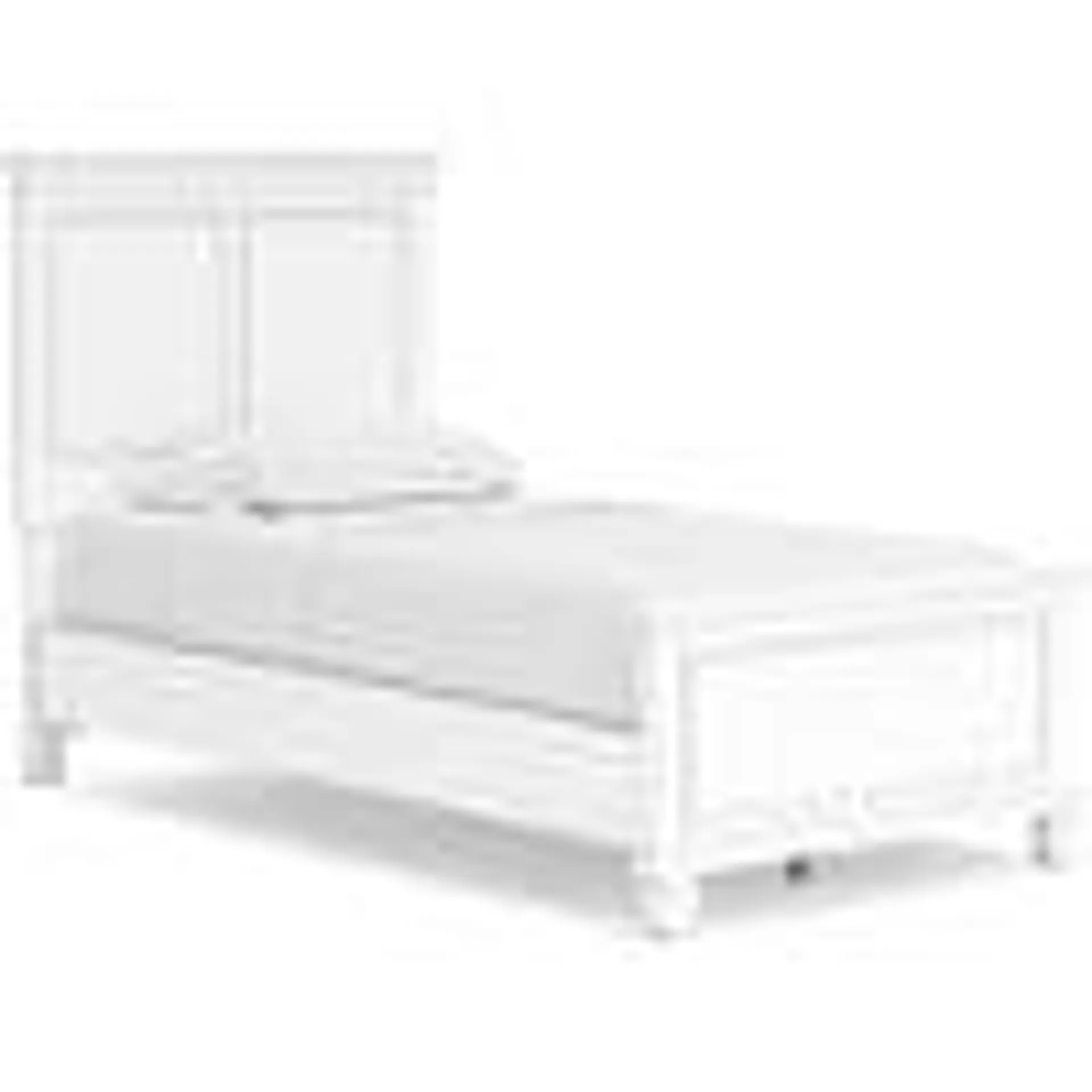 Fortman Panel Bed - White