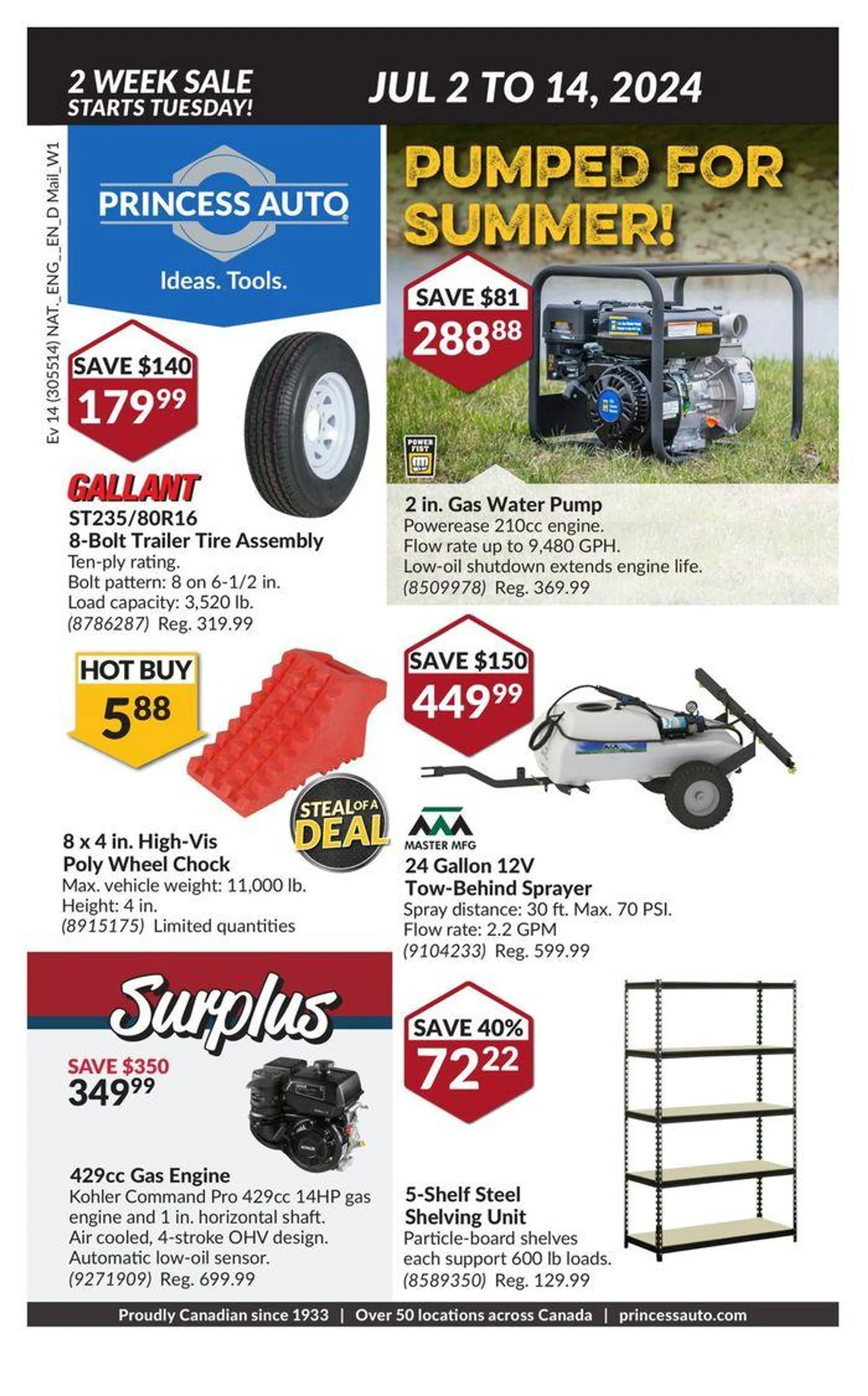 National Sale from July 2 to July 14 2024 - flyer page 1