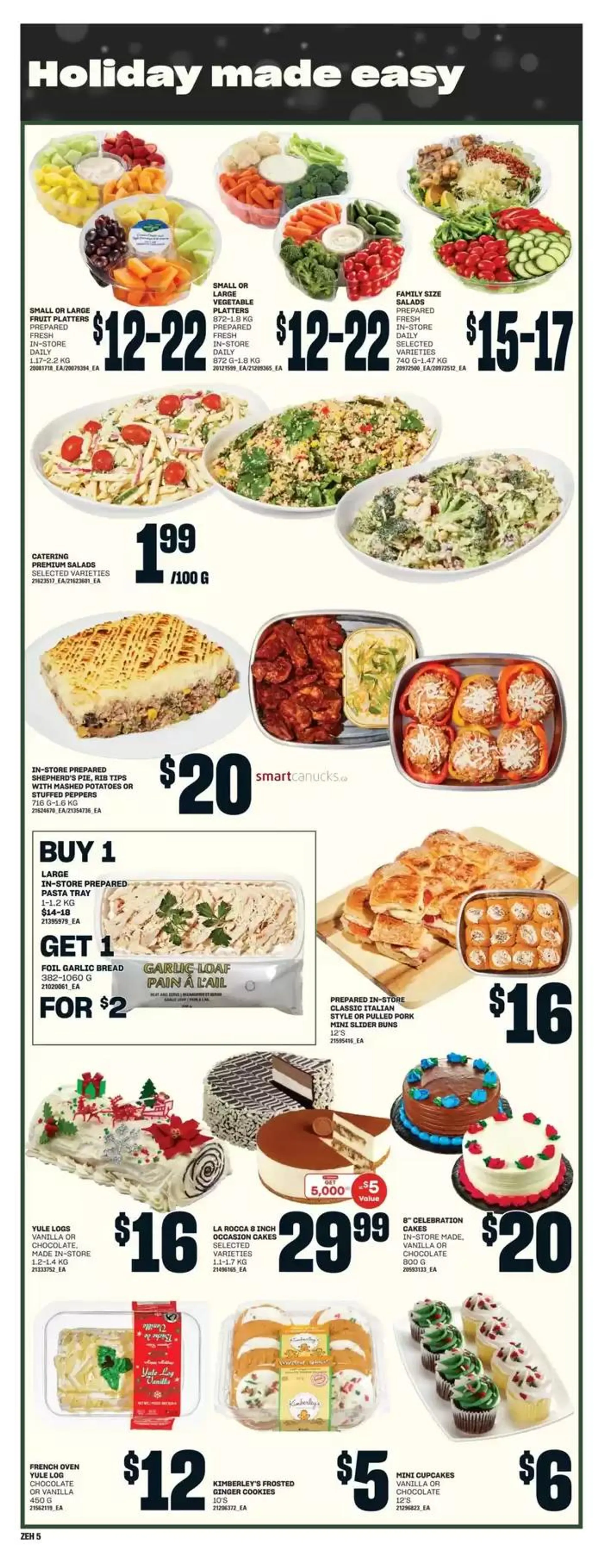 Zehrs Markets weeky flyer from December 12 to December 18 2024 - flyer page 22