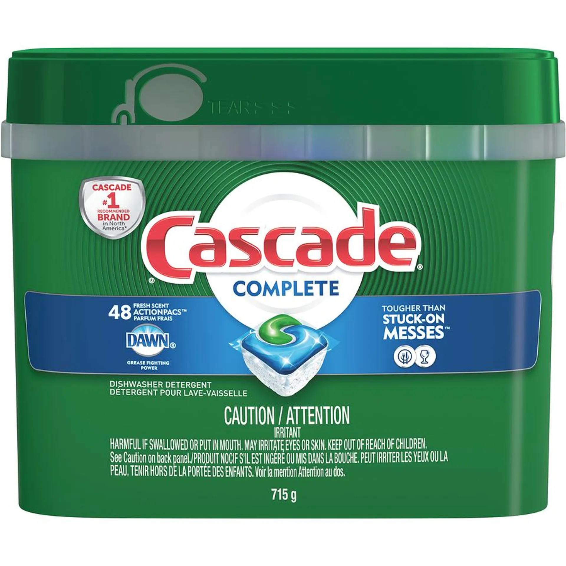 Complete ActionPacs, Dishwasher Detergent, Fresh Scent, 48 count