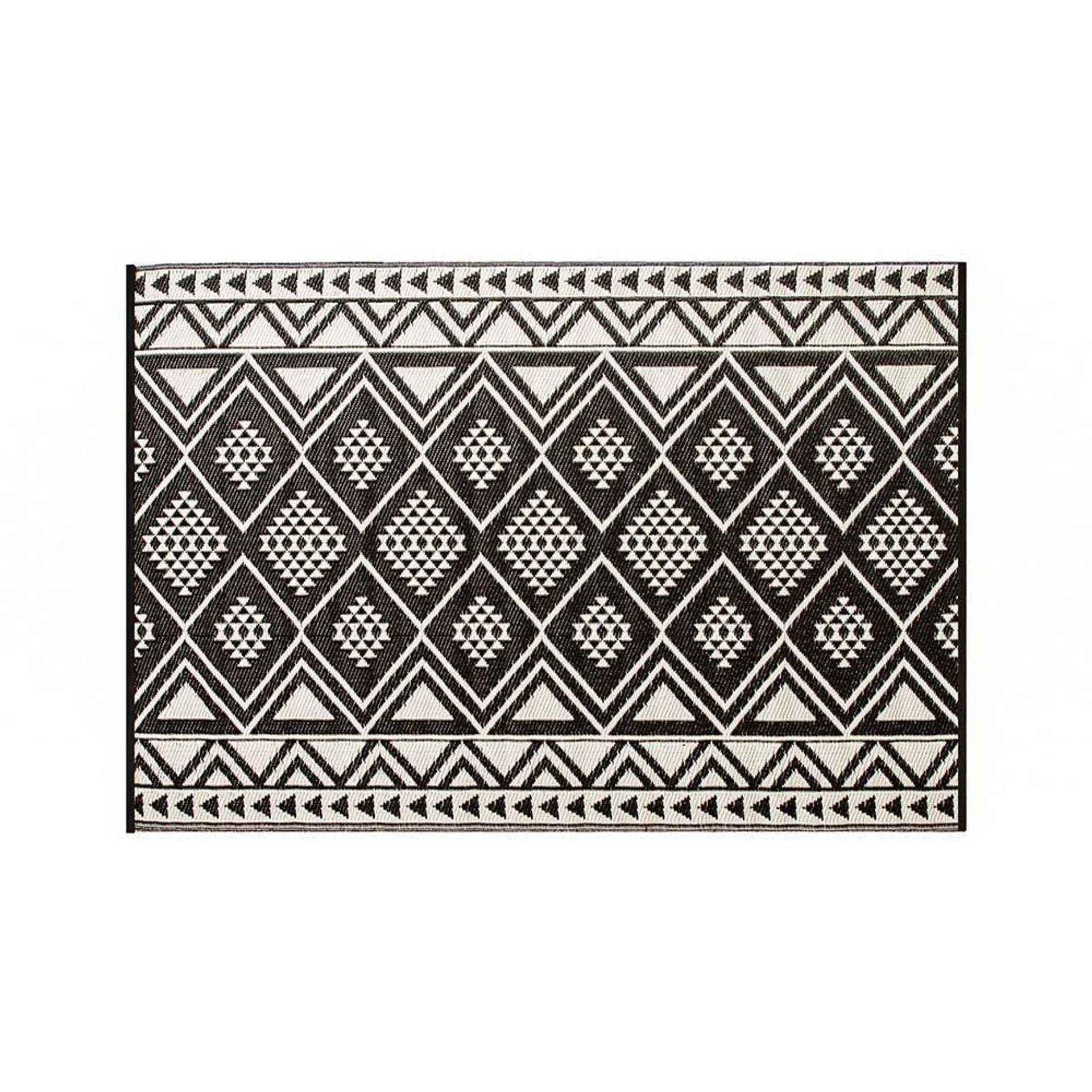 KSP Outdoor 'Jeva' 4' X 6' All Season Mat (Black/White)