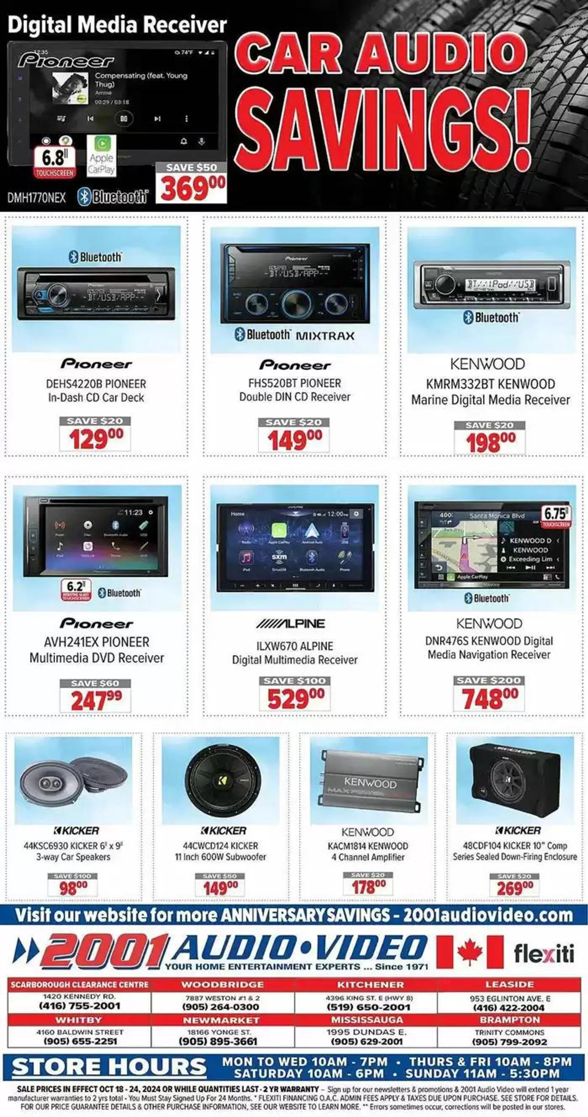 2001 Audio Video weekly flyer from October 18 to October 25 2024 - flyer page 6