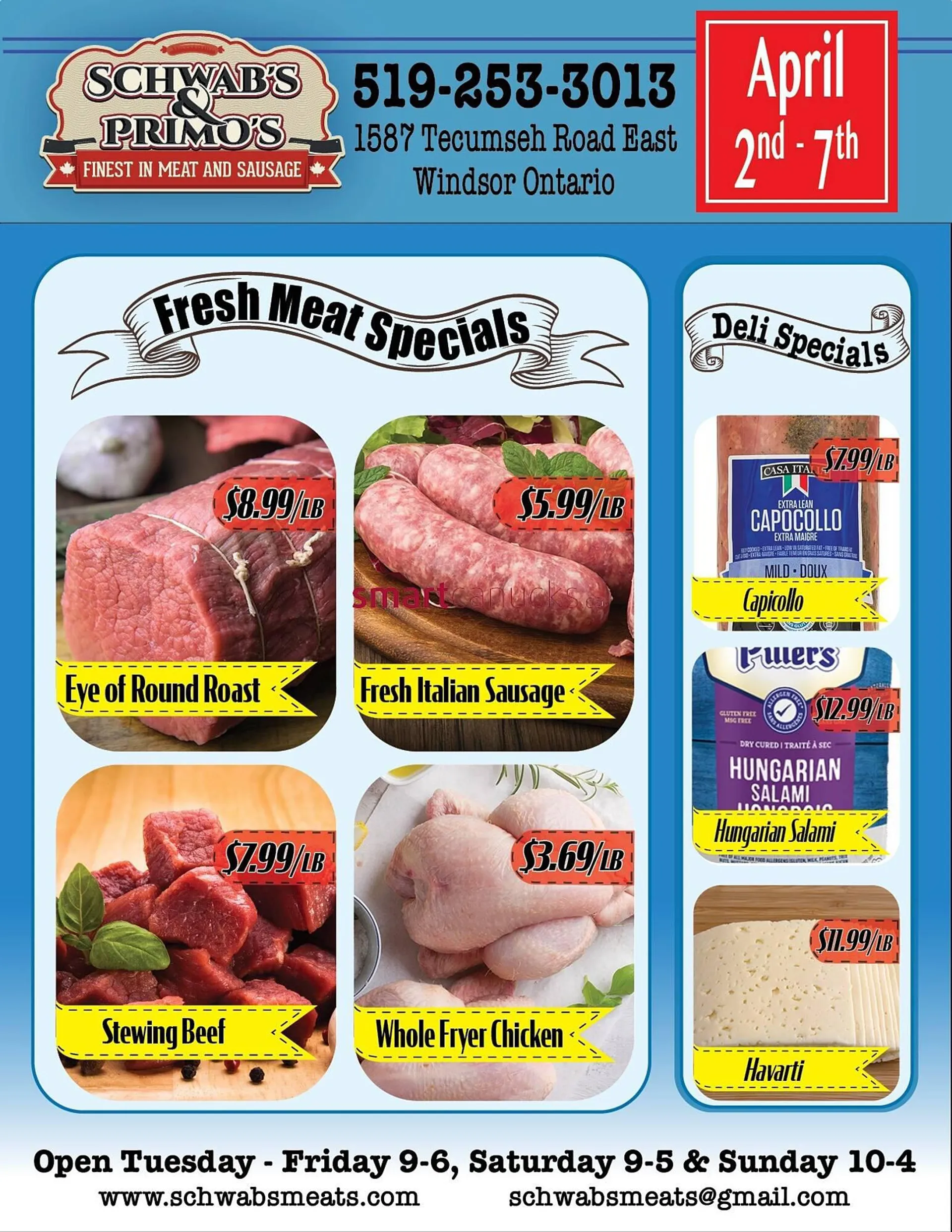 Schwab's & Primo's flyer from April 1 to April 30 2024 - flyer page 