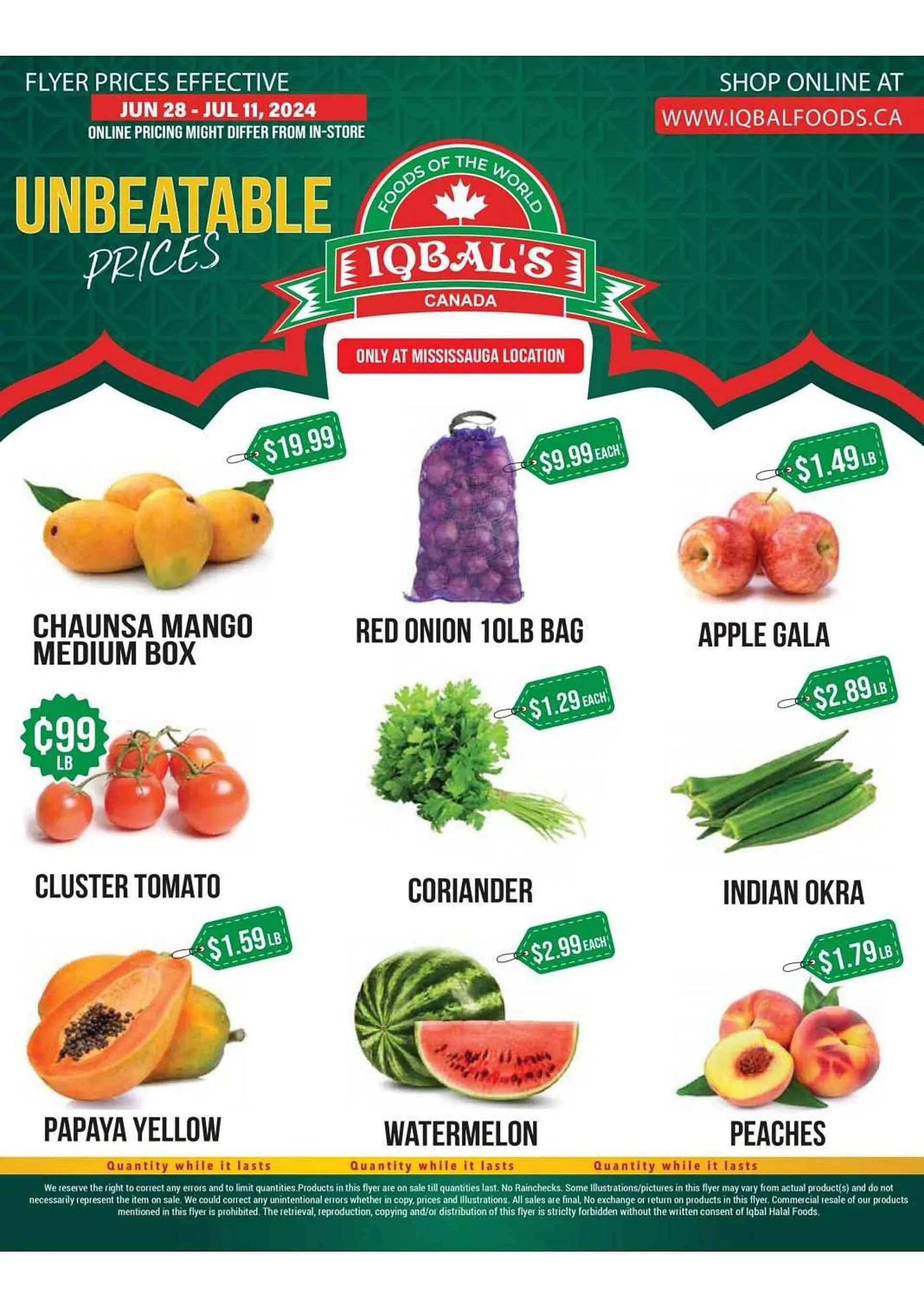 Iqbal Foods flyer - 1