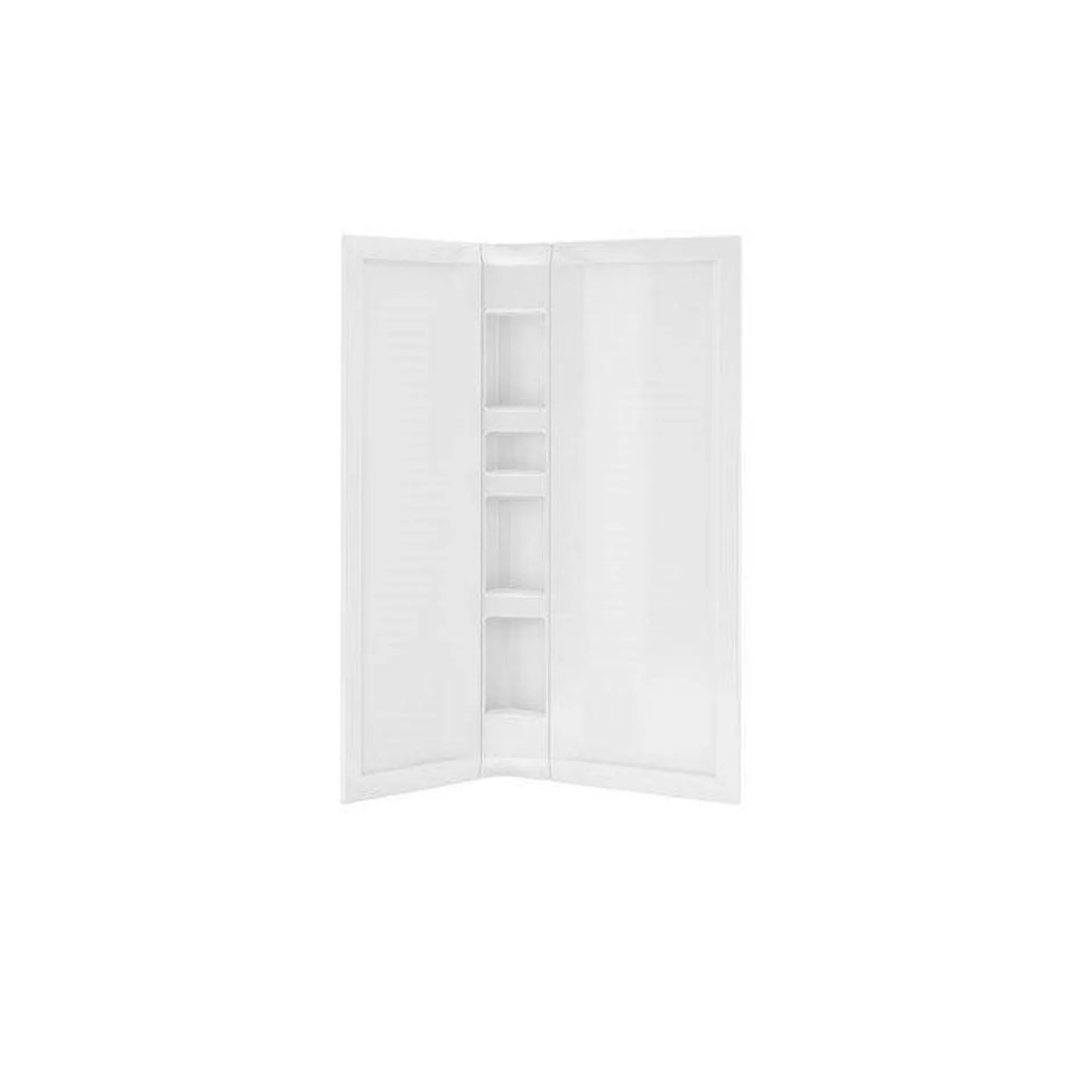 Maax Hana/Athena Acrylic Shower Wall Kit, 3-Piece, White, 106108-000-001