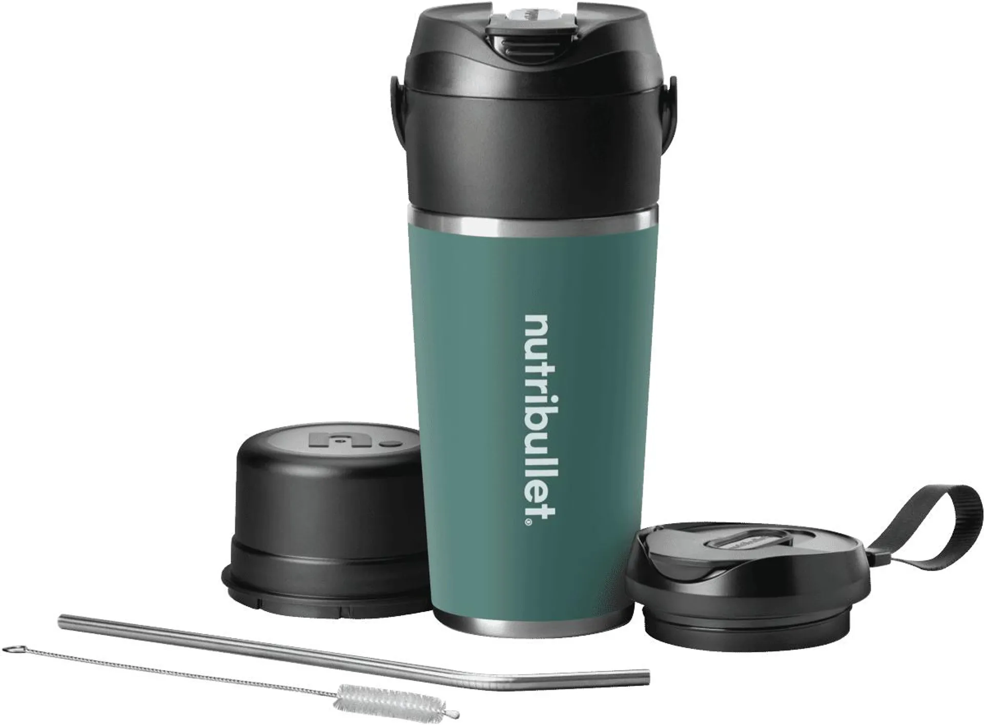 Stainless Steel Flip Portable Blender Eucalyptus