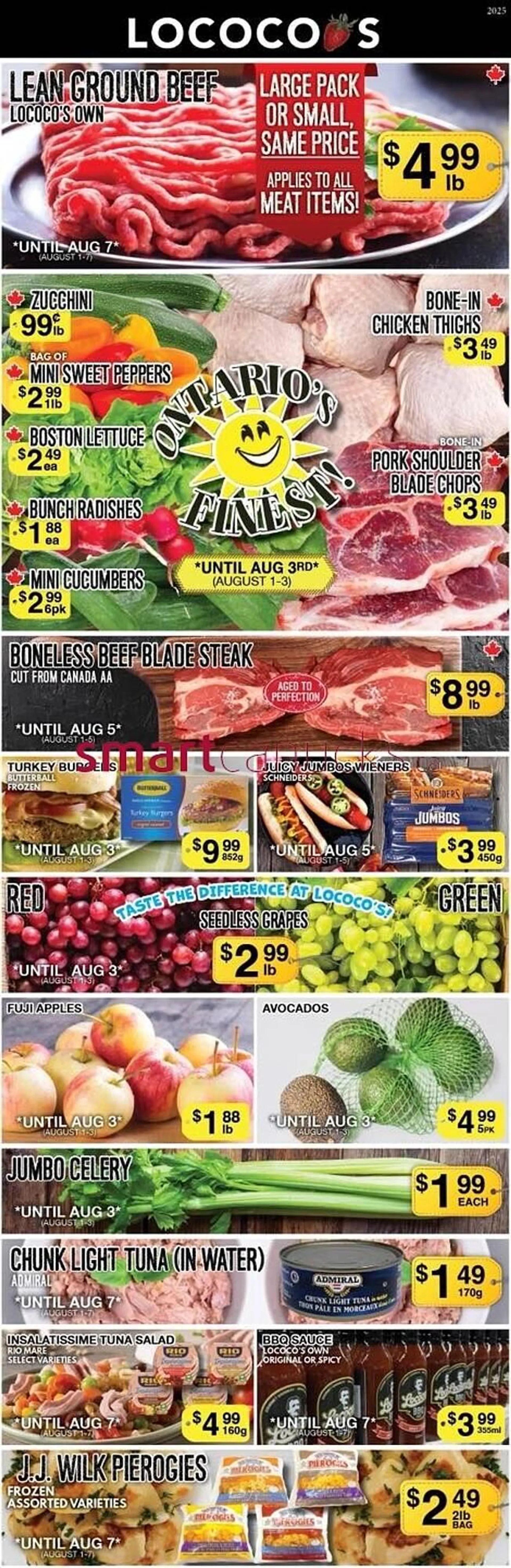 Lococo's flyer from August 1 to August 7 2025 - flyer page 1