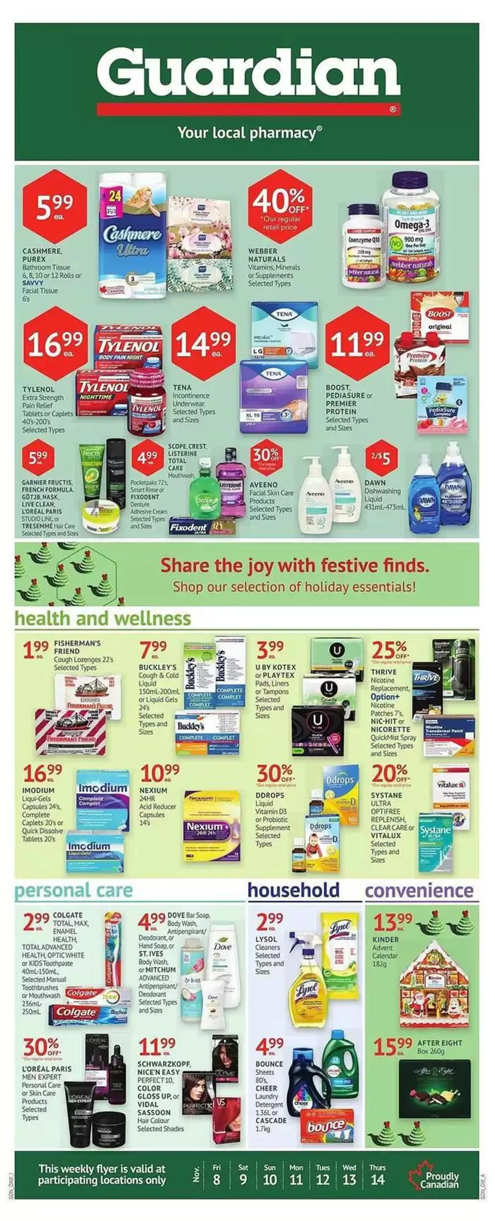 Guardian Pharmacy weekly flyer - 1