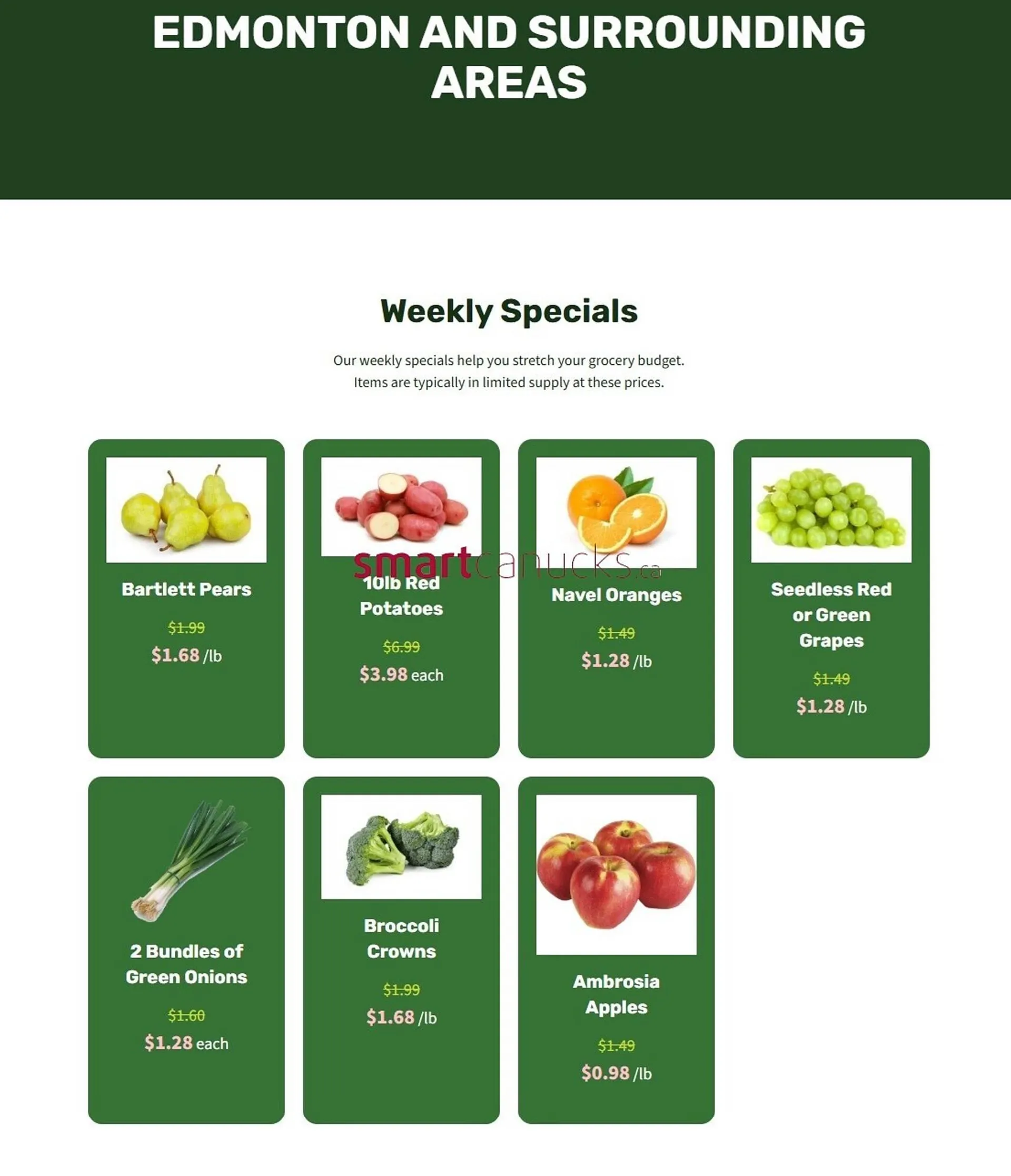 H&W Produce flyer from March 20 to March 26 2025 - flyer page 2