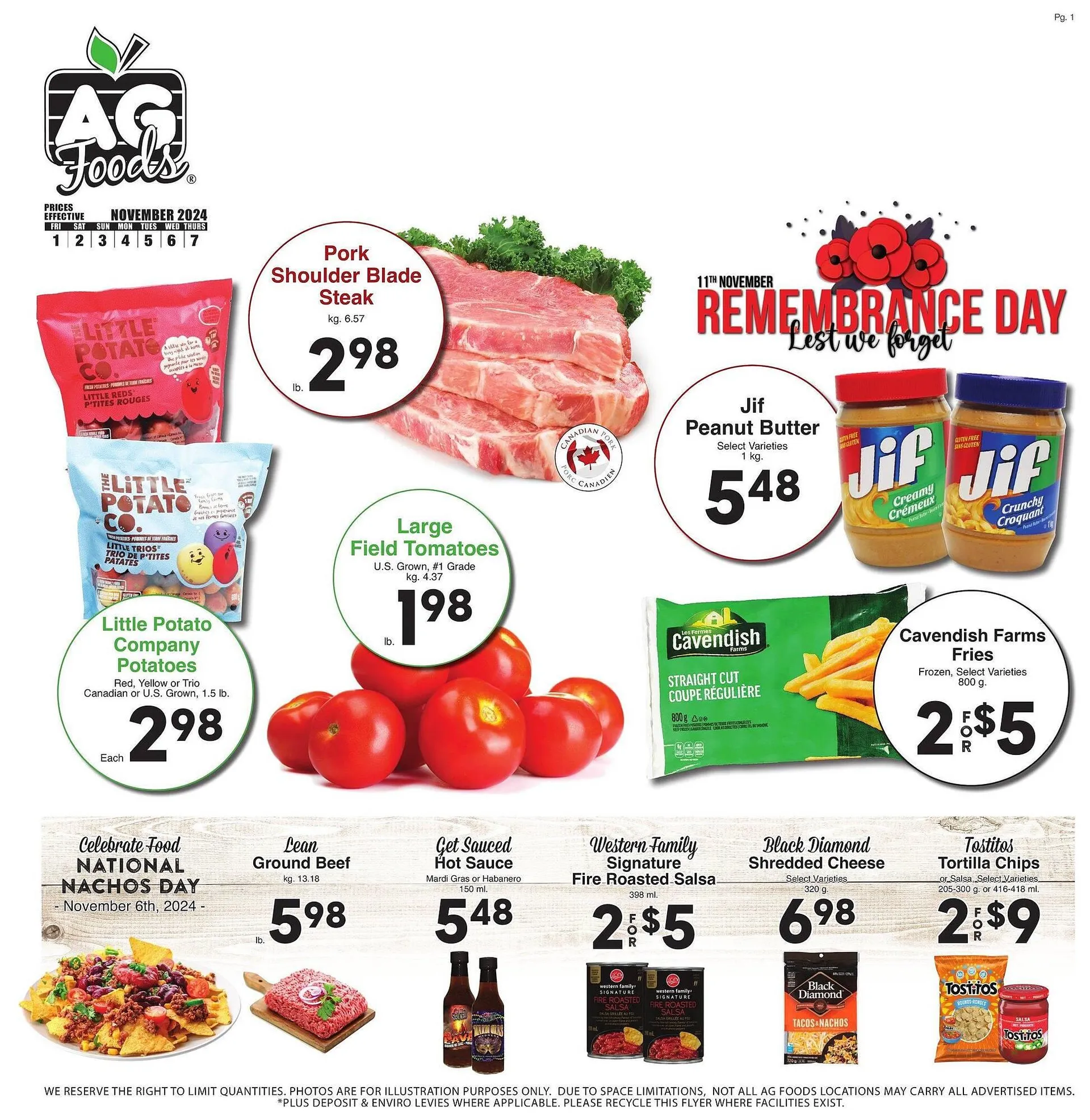 AG Foods flyer - 1