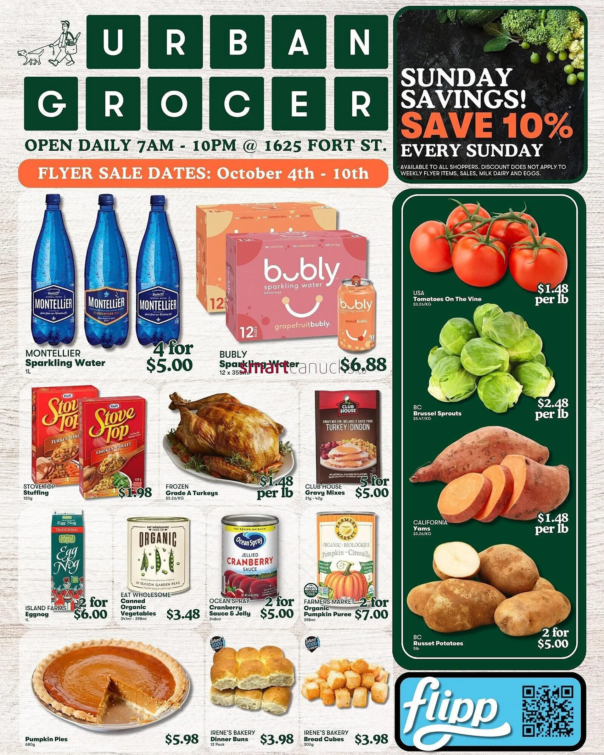 Urban Grocer flyer - 1