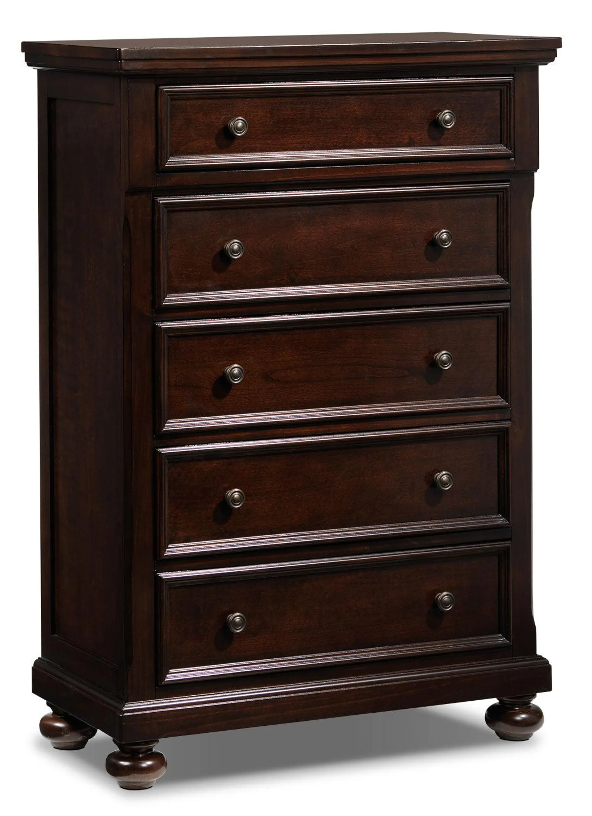 Chester 5 Drawer Chest - Cherry