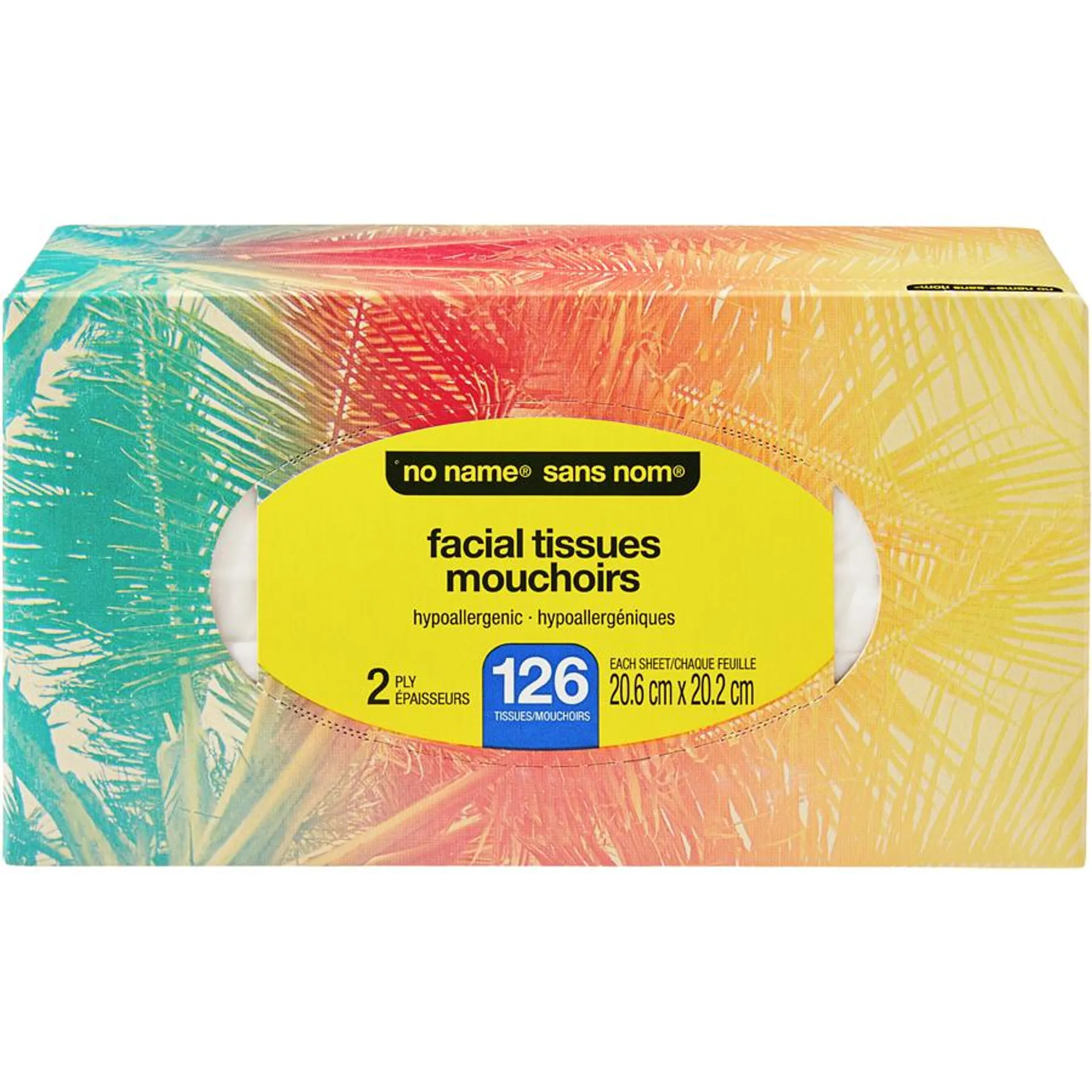 Facial Tissues 2 Ply 126 Pack