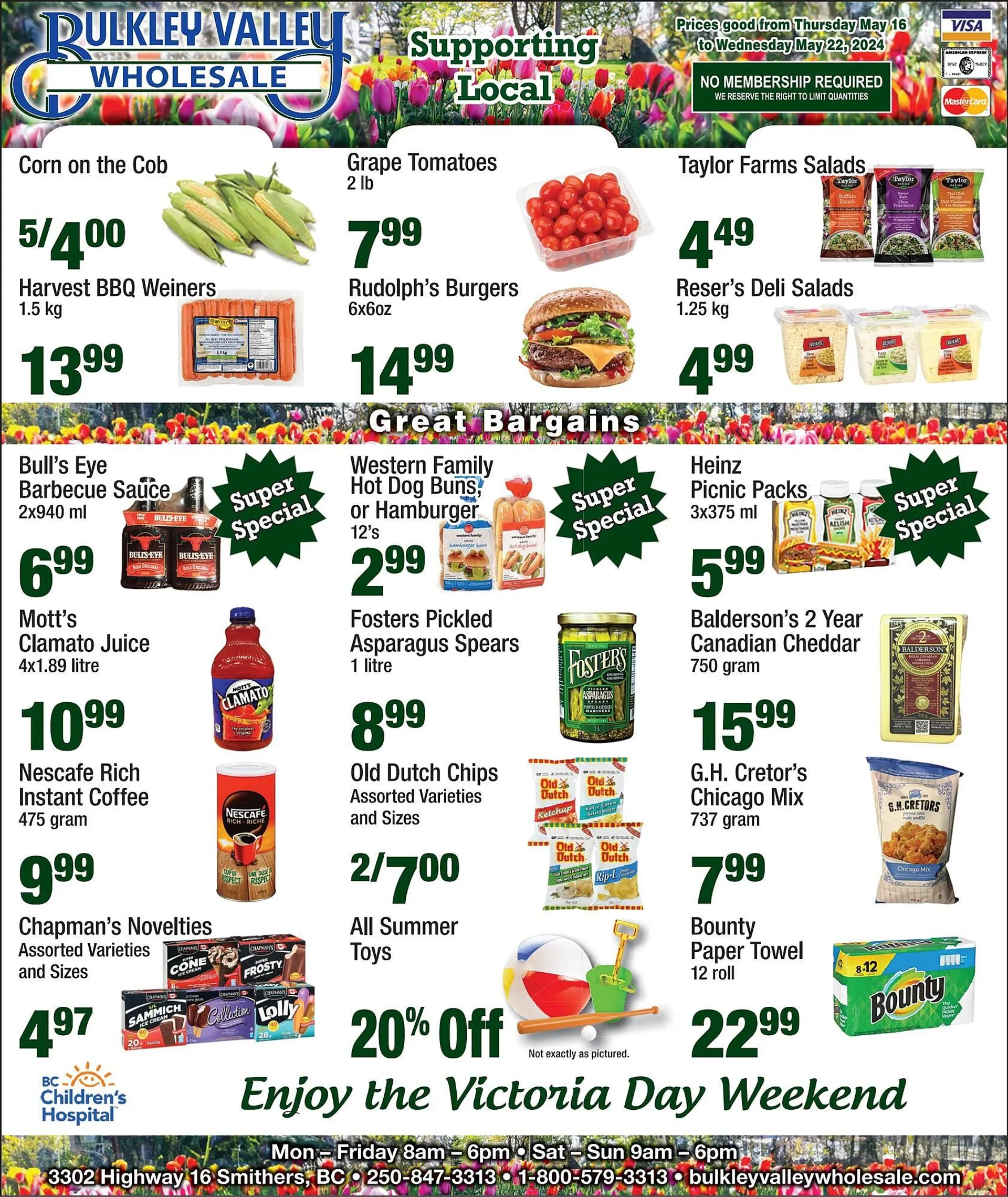 Bulkley Valley Wholesale flyer - 1