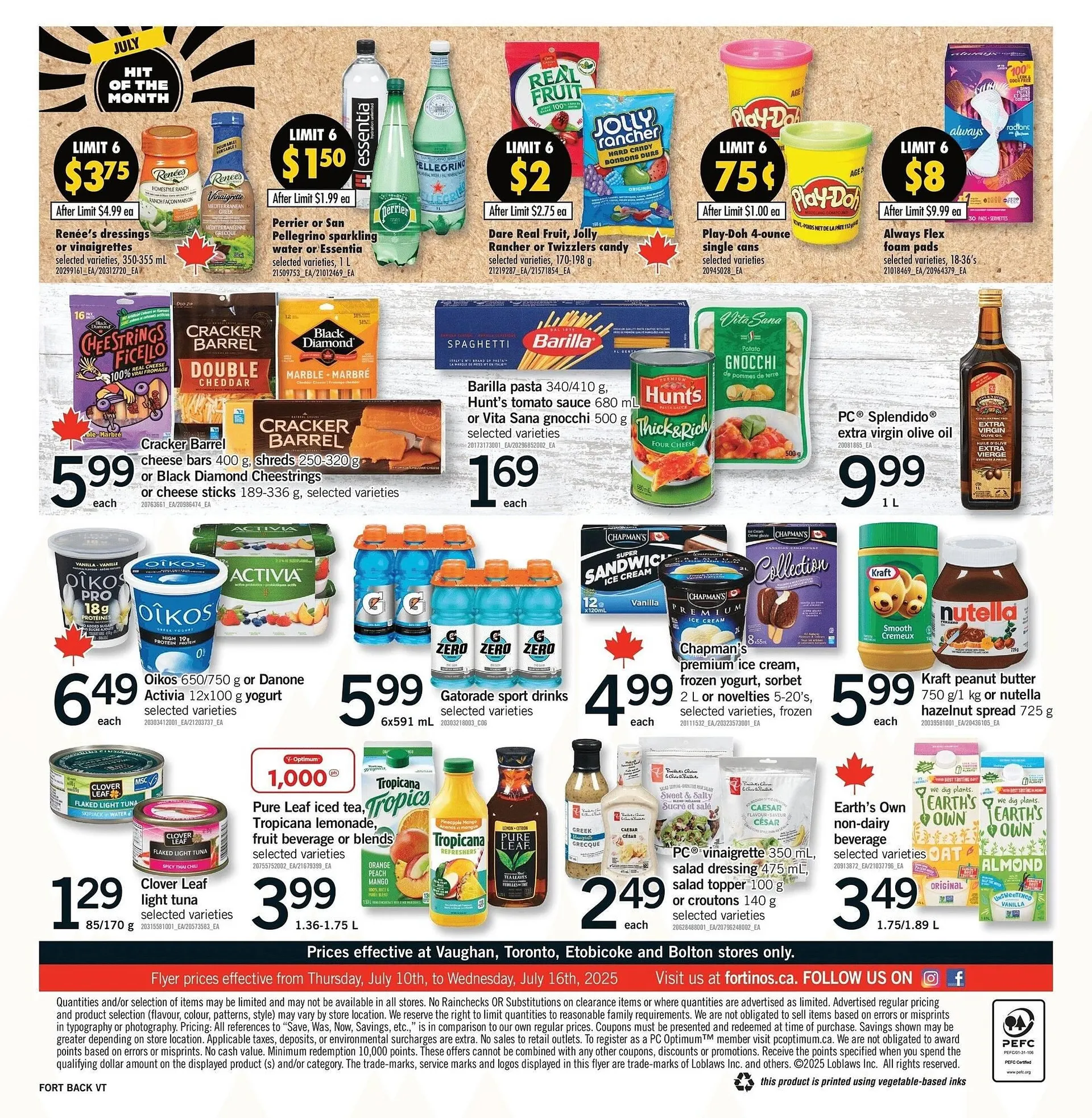 Fortinos flyer from July 10 to July 16 2025 - flyer page 2