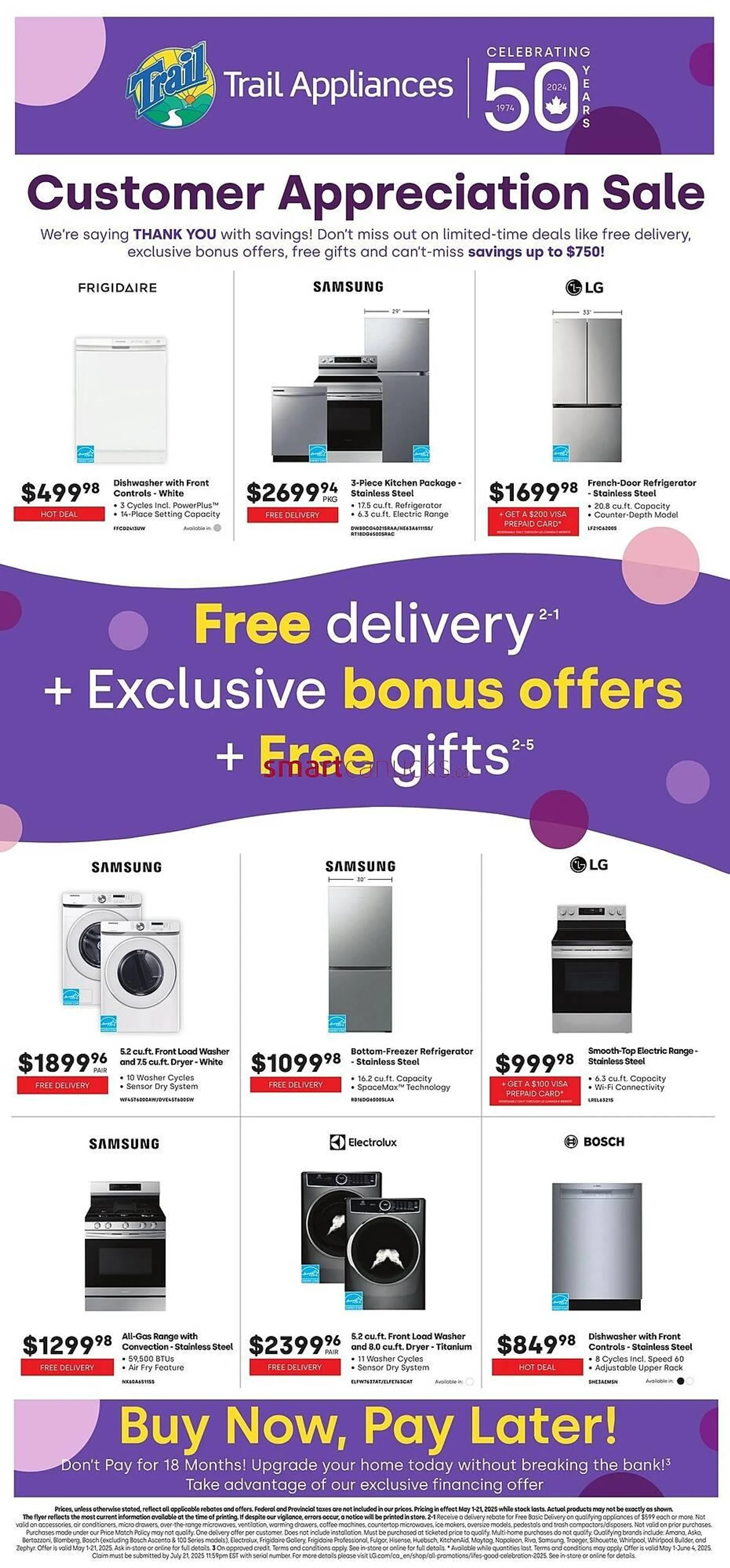 Trail Appliances flyer - 1