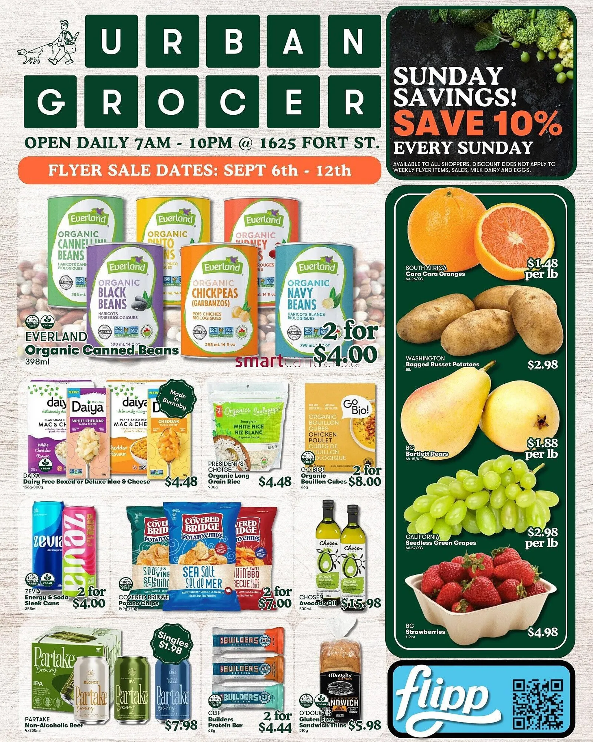 Urban Grocer flyer - 1