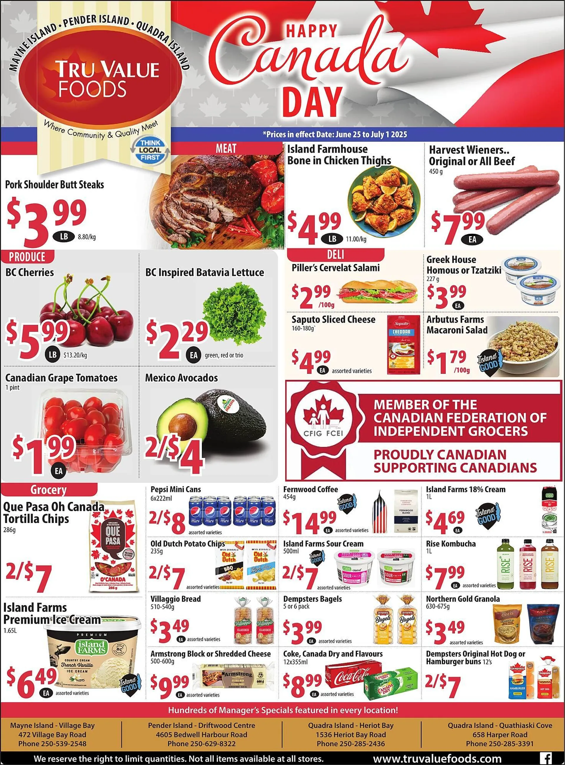 Tru Value Foods flyer from June 25 to July 1 2025 - flyer page 1