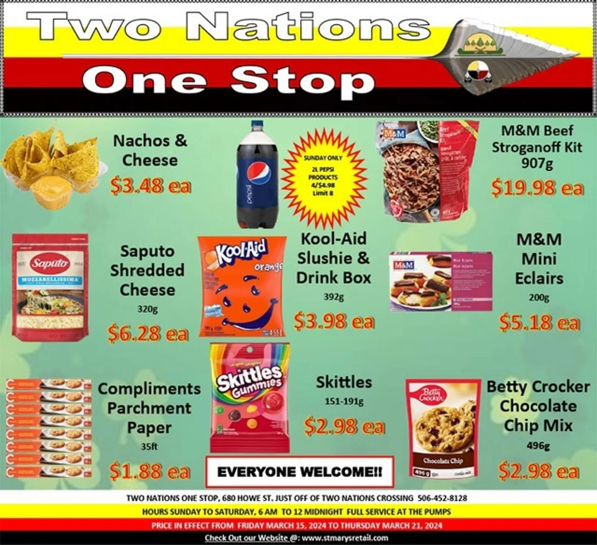 Two Nations One Stop flyer from March 13 to March 26 2024 - flyer page 