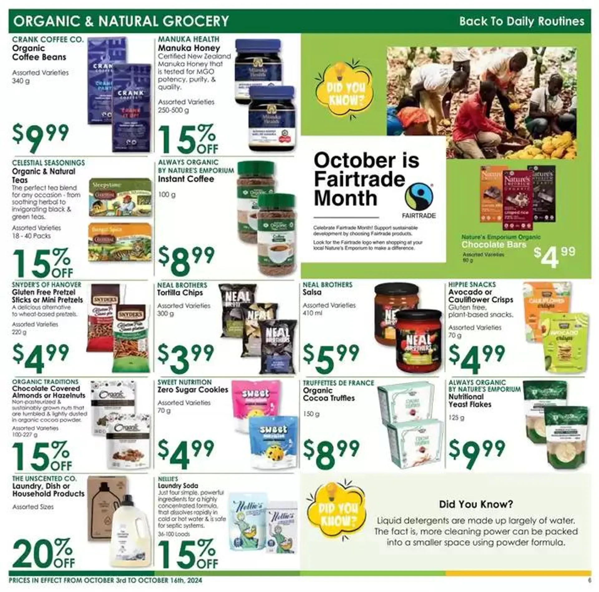 Eat Well Live Better from October 3 to October 16 2024 - flyer page 6