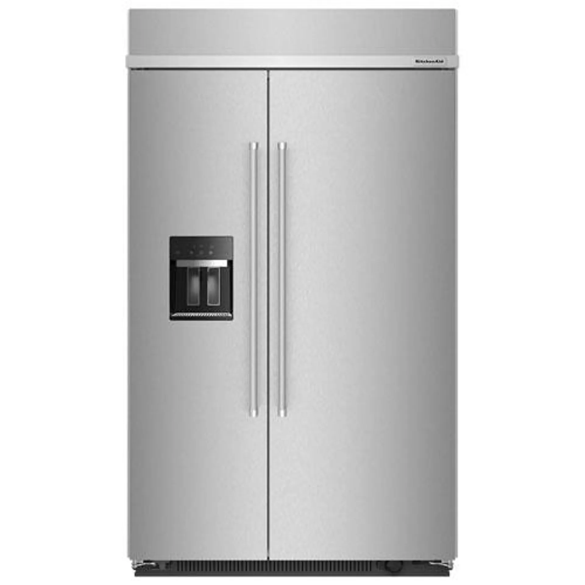 KitchenAid 48" 30 Cu. Ft. Side-By-Side Refrigerator with Water & Ice Dispenser (KBSD708MSS) - Stainless