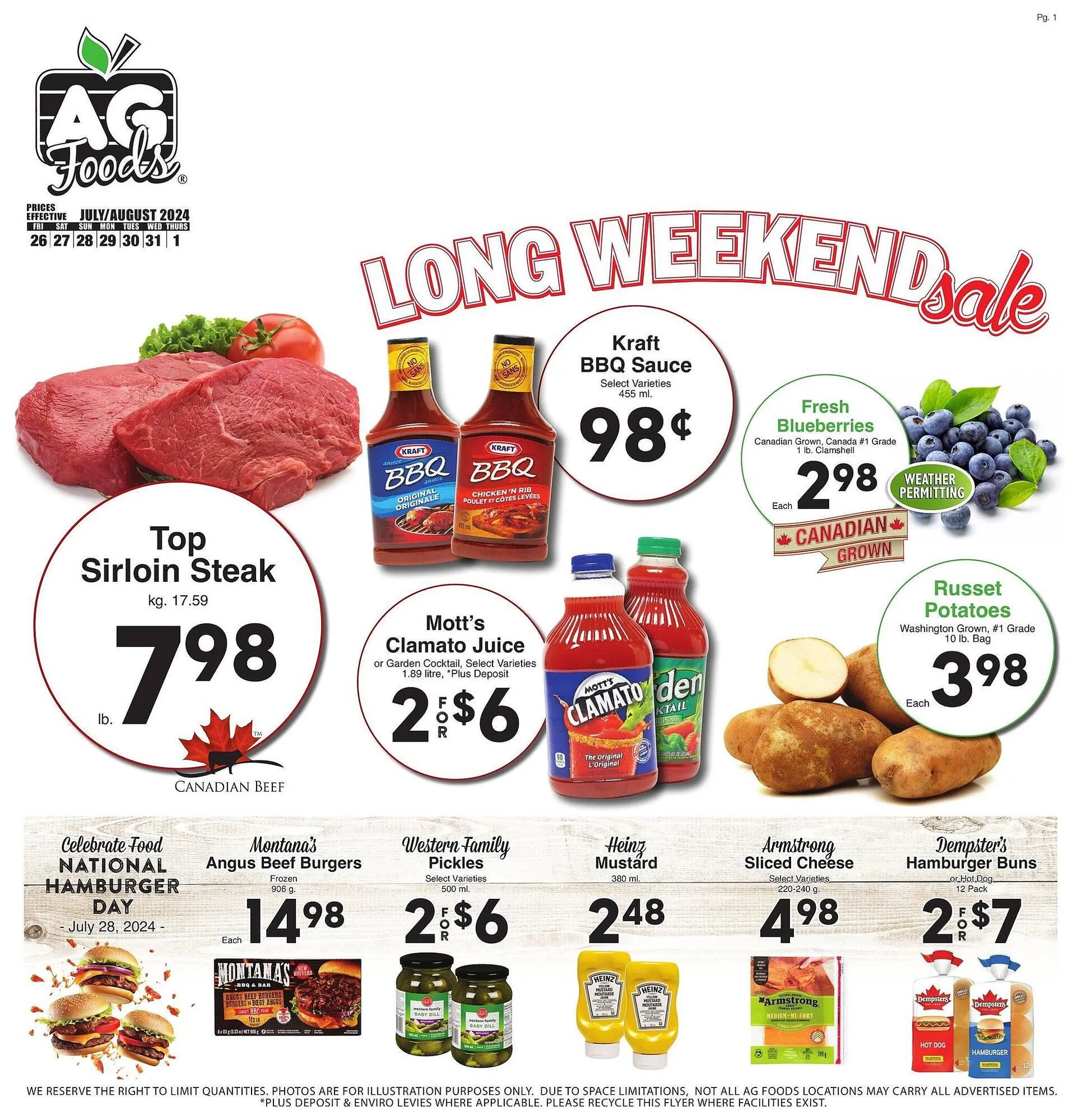 AG Foods flyer - 1