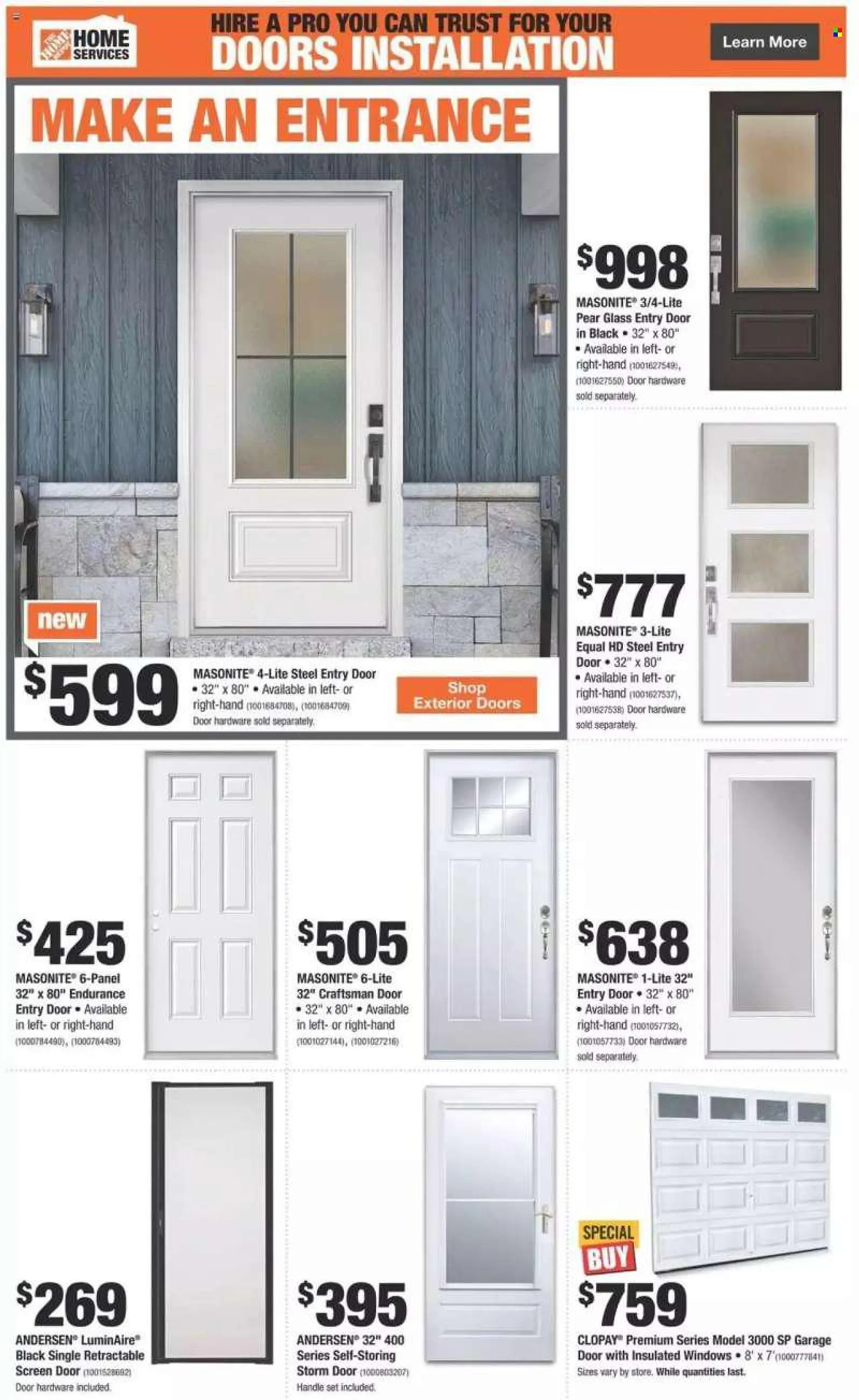 The Home Depot Flyer - August 04, 2022 - August 10, 2022 - Sales products - windows. Page 14.