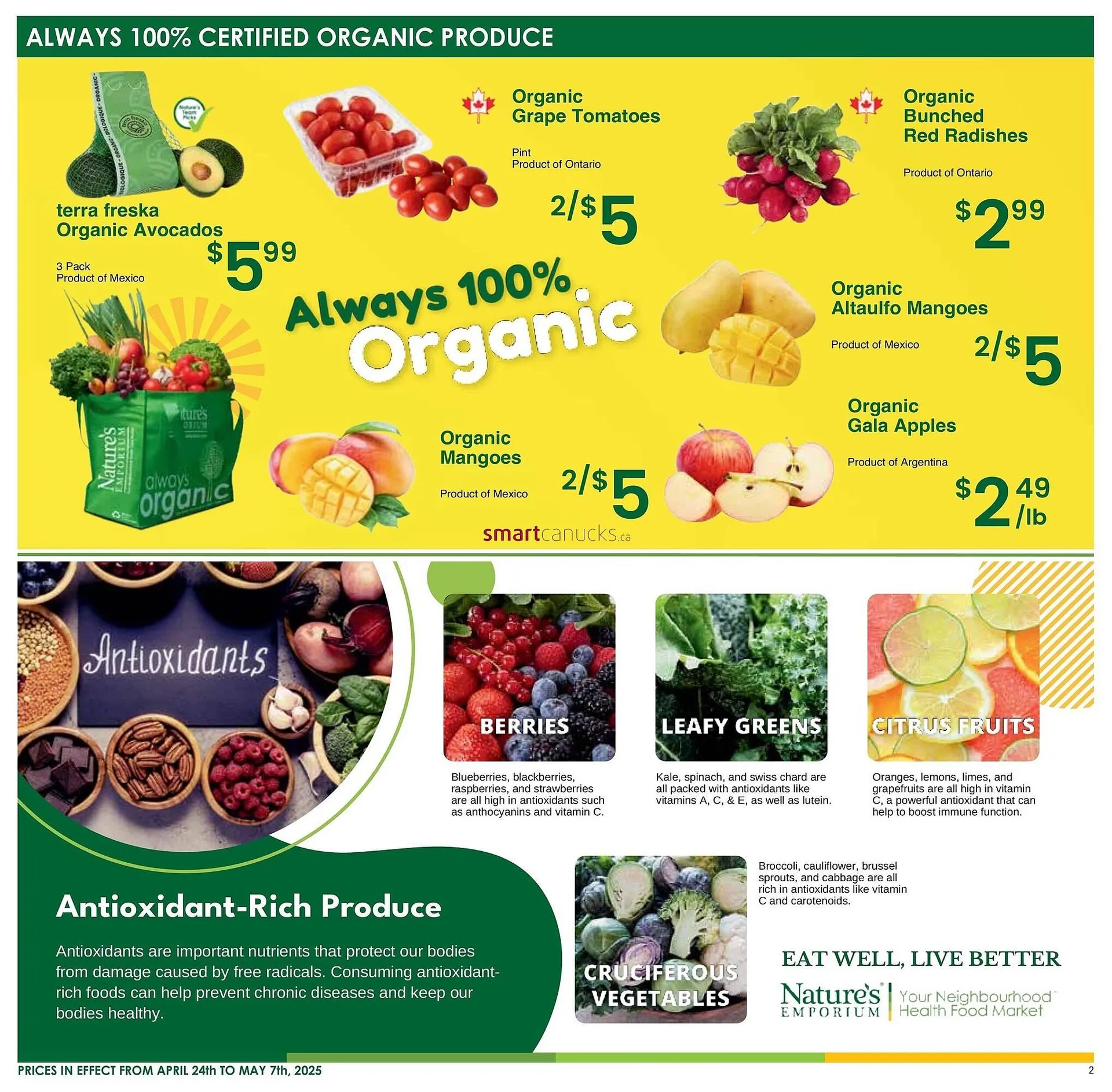 Nature's Emporium flyer from April 24 to May 24 2025 - flyer page 2