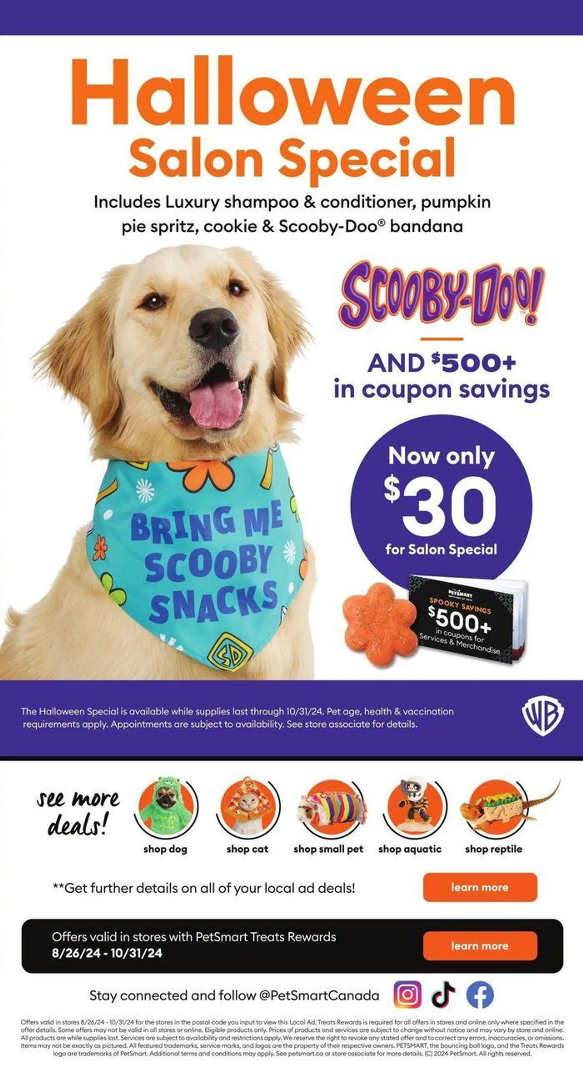 Petsmart Weekly ad from August 26 to October 31 2024 - flyer page 7