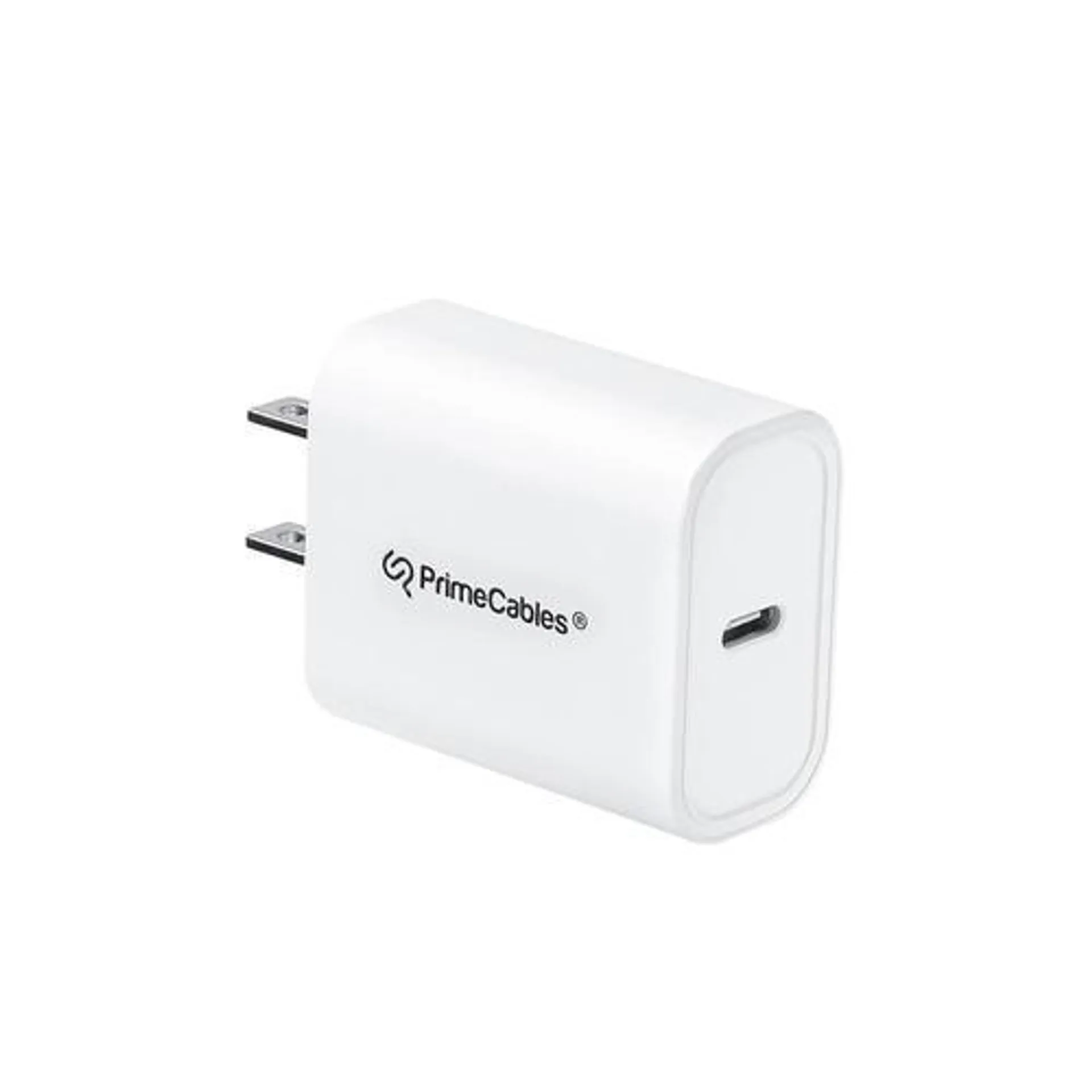 20W USB-C PD Fast Charger, Portable - Compact & Secure - PrimeCables®