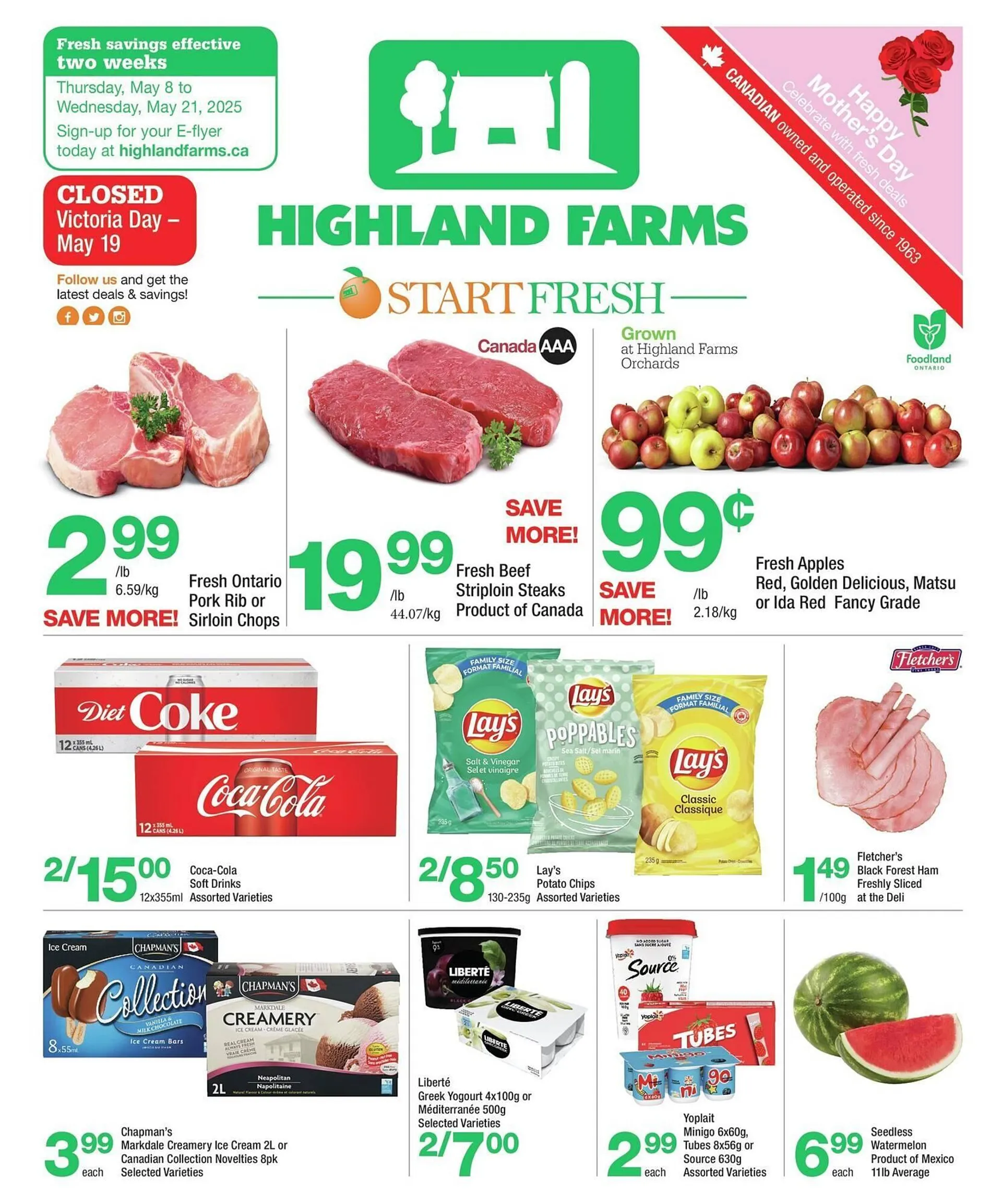 Highland Farms flyer - 1