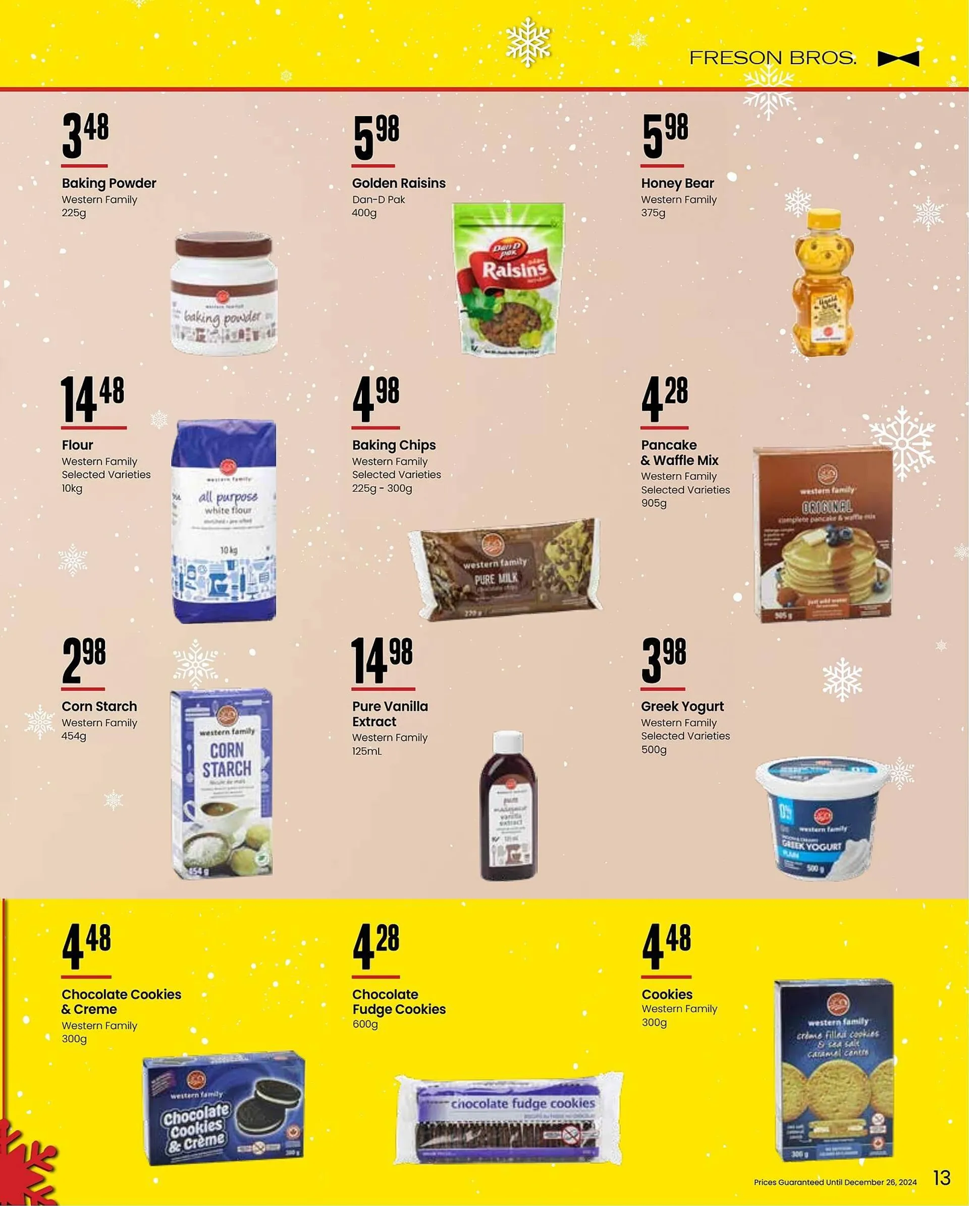 Freson Bros flyer from November 29 to December 26 2024 - flyer page 13