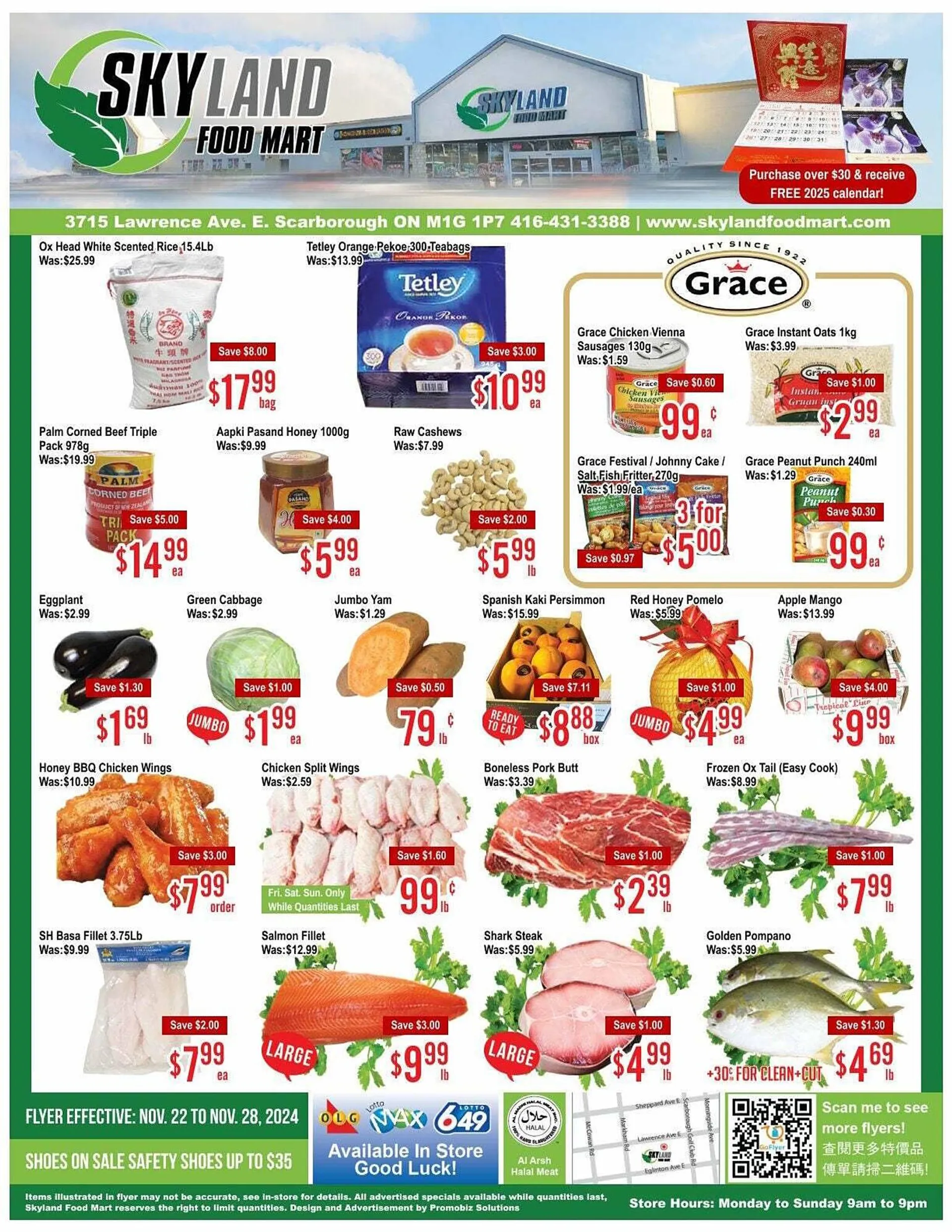 Skyland Foodmart flyer - 1