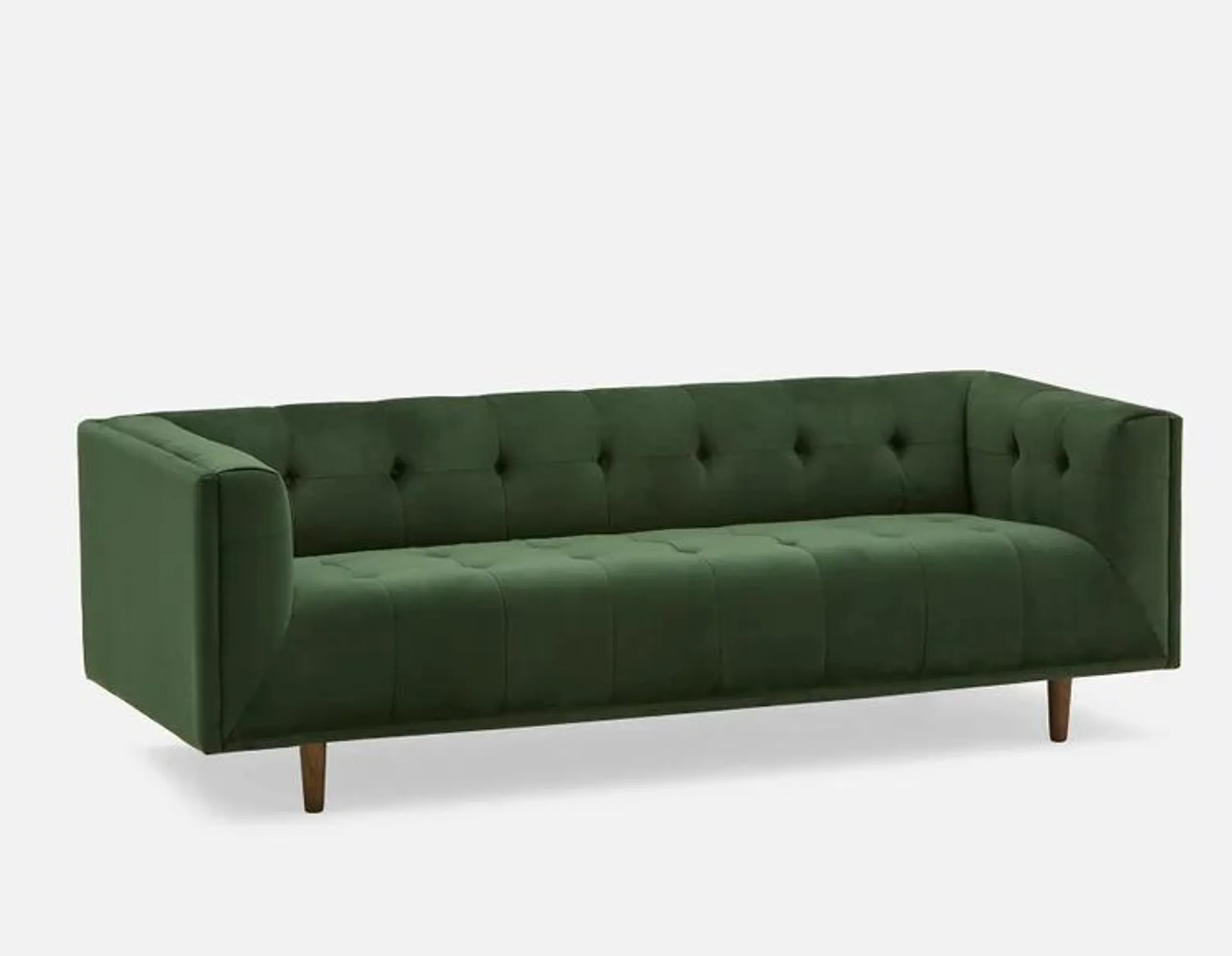 LORETTA velvet 3-seater sofa