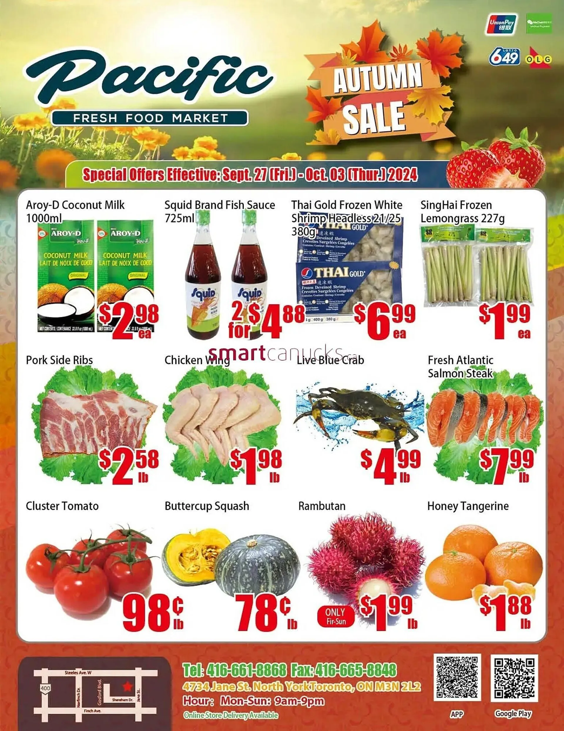 New Pacific Supermarket flyer - 1