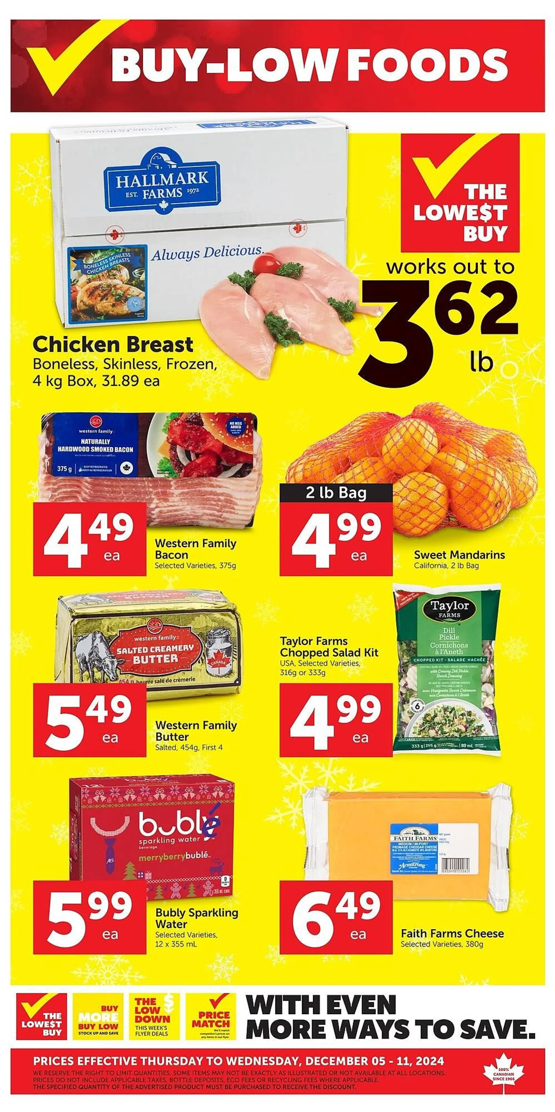 Buy-Low Foods flyer - 1